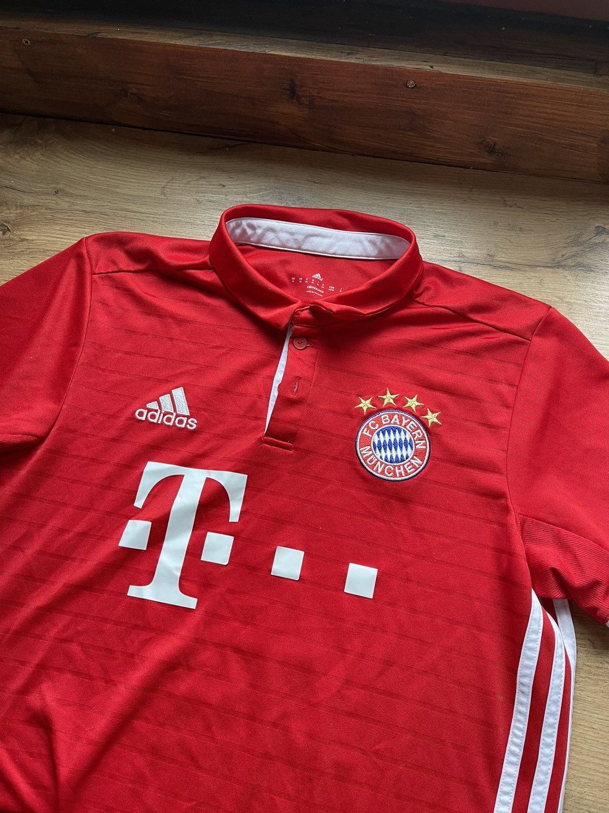 Adidas 2016 Adidas Bayern Munich #7 Ribery red soccer jersey Size US M / EU 48-50 / 2 - 5 Thumbnail