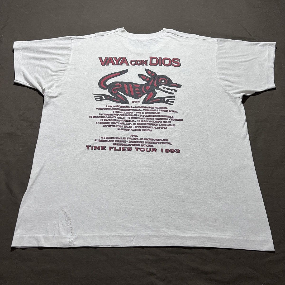 Band Tees Rare Vintage 90s Vaya Con Dios Tour Tee XL jazz rock Blues Size US XL / EU 56 / 4 - 13 Thumbnail