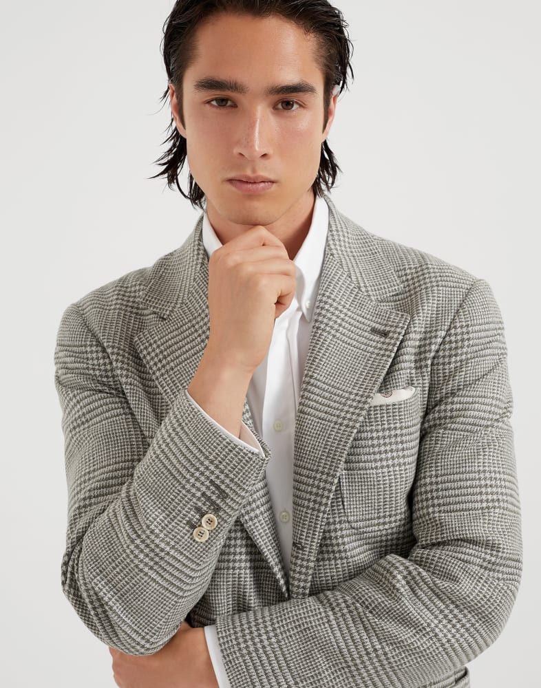 Brunello Cucinelli o1w1db10825 Suit-Type Jacket in Green Size US L / EU 52-54 / 3 - 2 Thumbnail