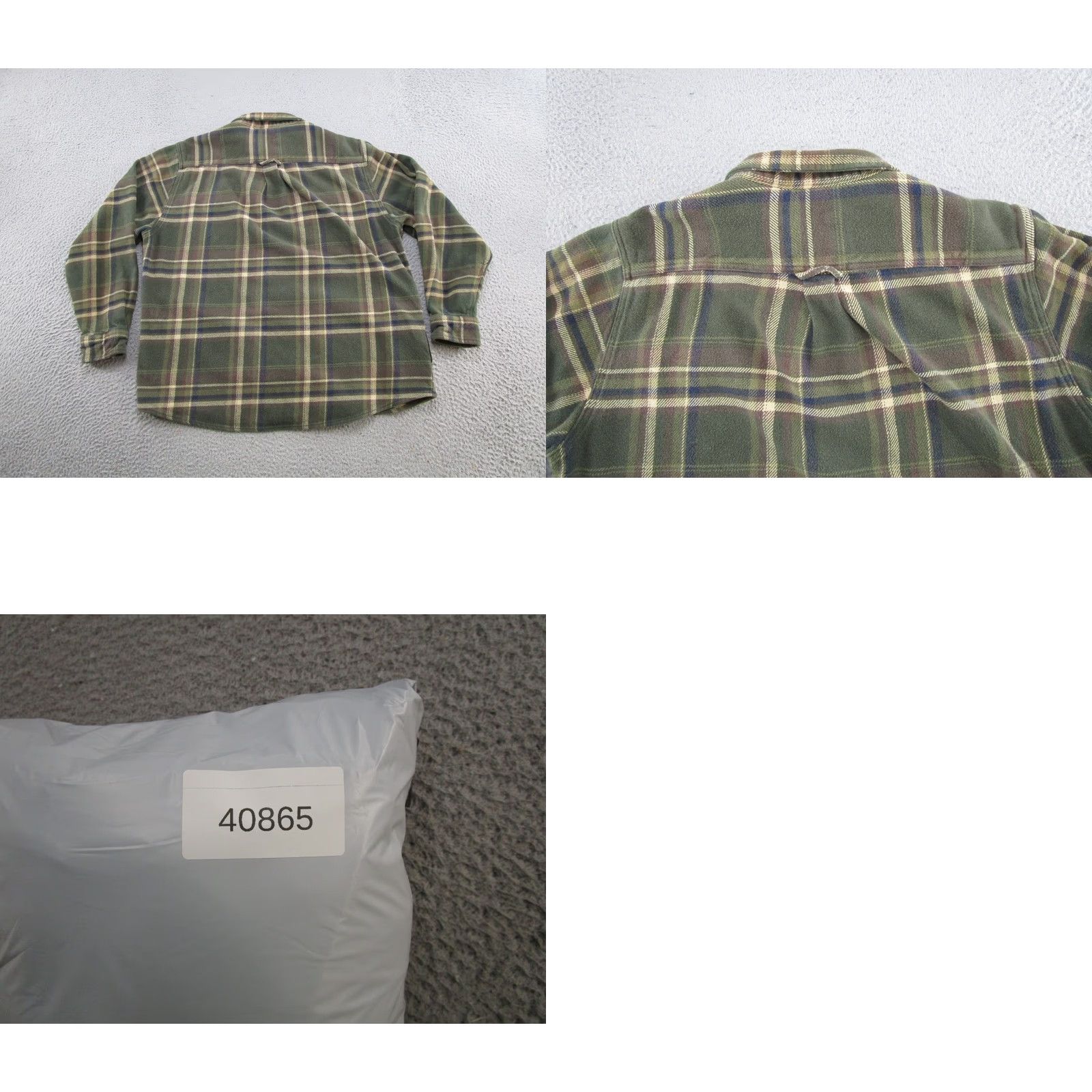 Orvis Orvis Flannel Shirt Shacket Mens 2XL Plaid Green Pockets Heavyweight Button-Up Short/Long Sleeve (Shacket) 1312517 Size US XXL / EU 58 / 5 - 9 Thumbnail