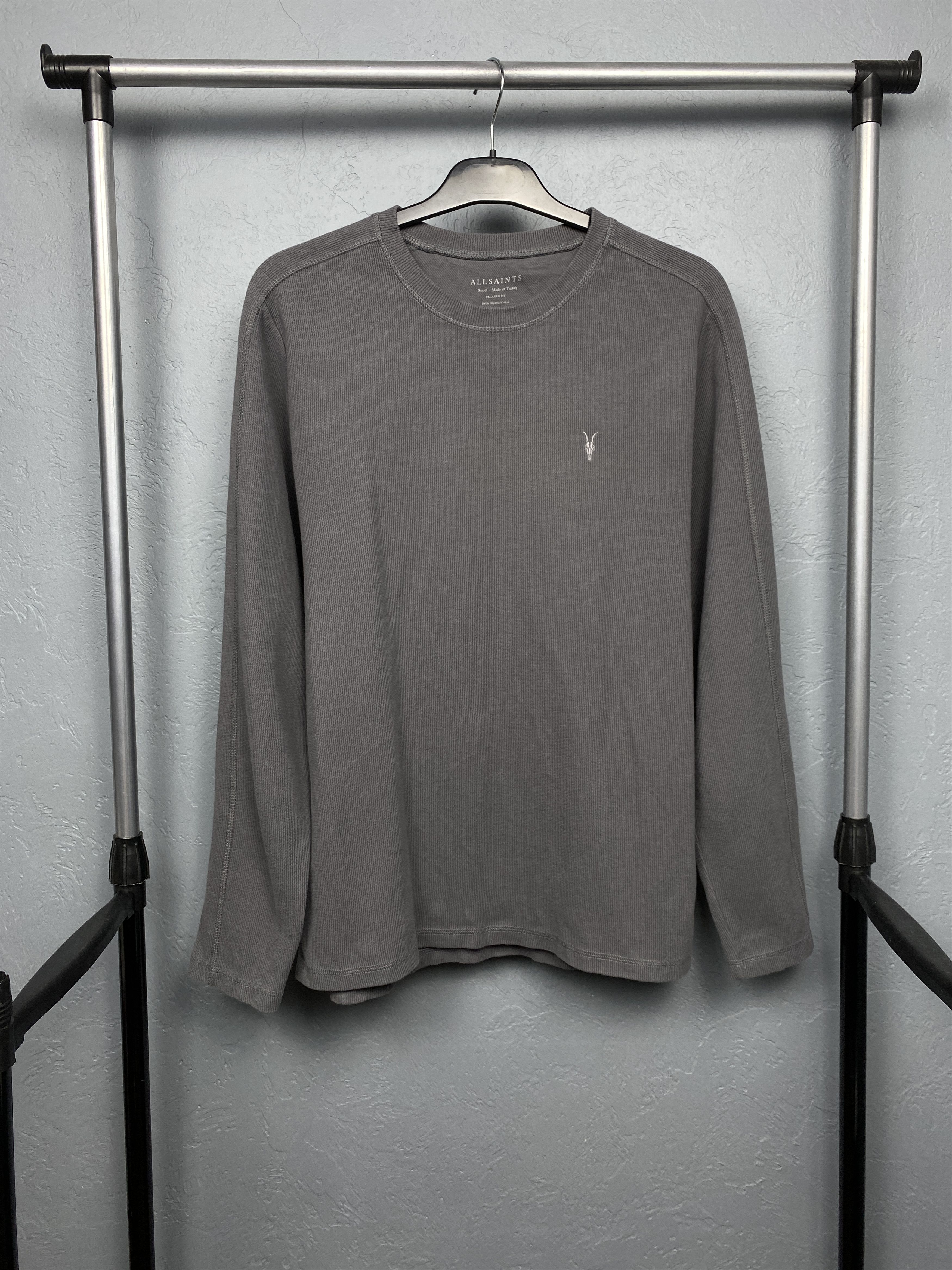 Allsaints Allsaints Vintage Mens Rowe Crew Neck Sweatshirt Size US S / EU 44-46 / 1 - 1 Thumbnail