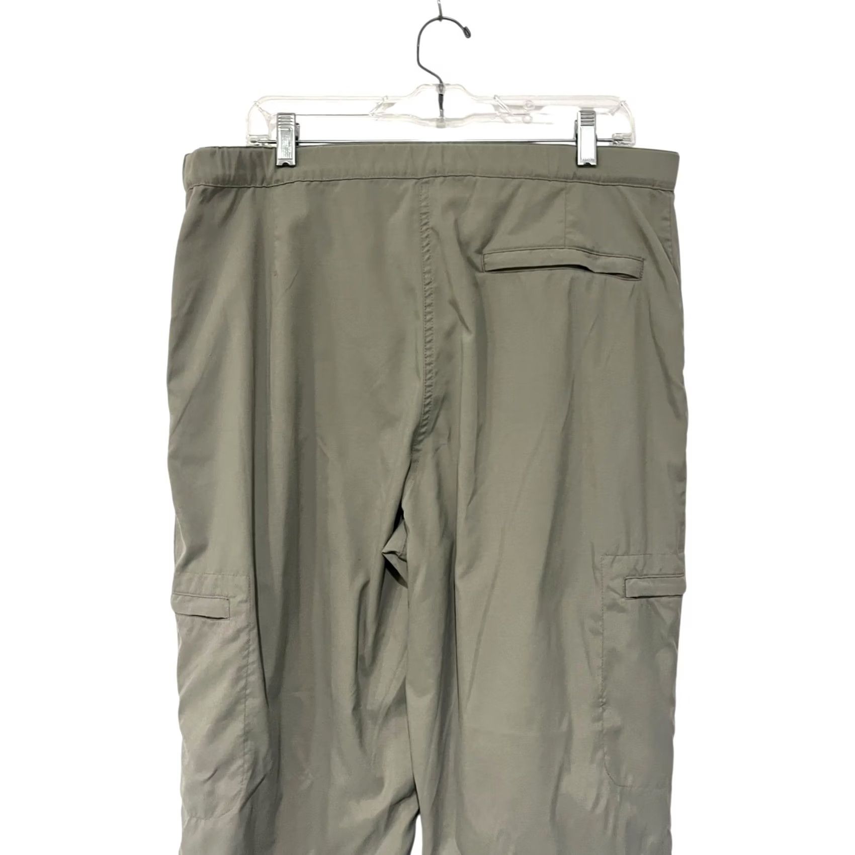 Vintage VINTAGE L.L.Bean Pants Womens 35x29 Gray Nylon Belted Outdoor Hiking Chino 16 Tall Women's Pants Mens? Size 38" / US 16 / IT 52 - 7 Thumbnail