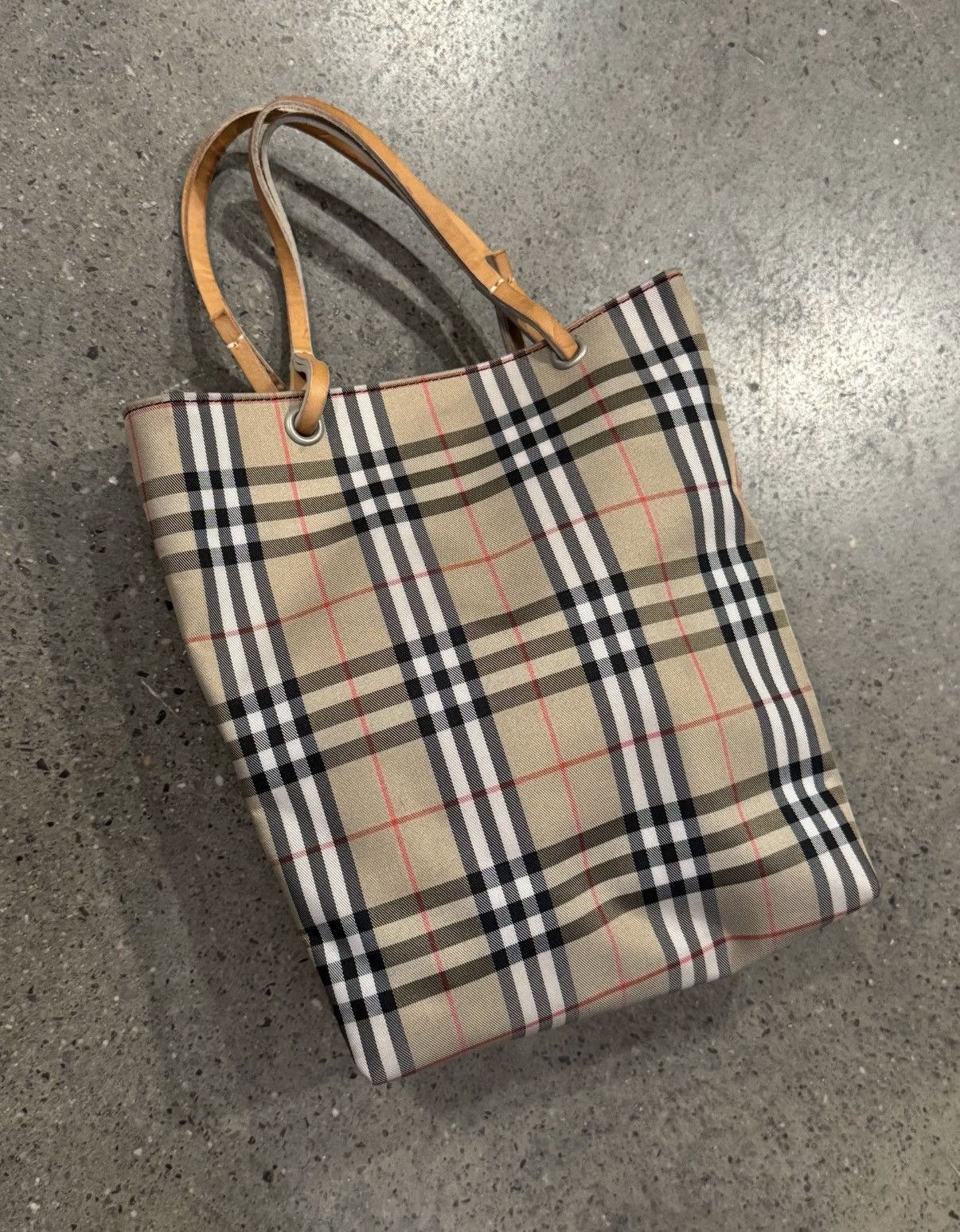 Burberry Burberry Nova Check Mini Tote Bag Size ONE SIZE - 2 Thumbnail