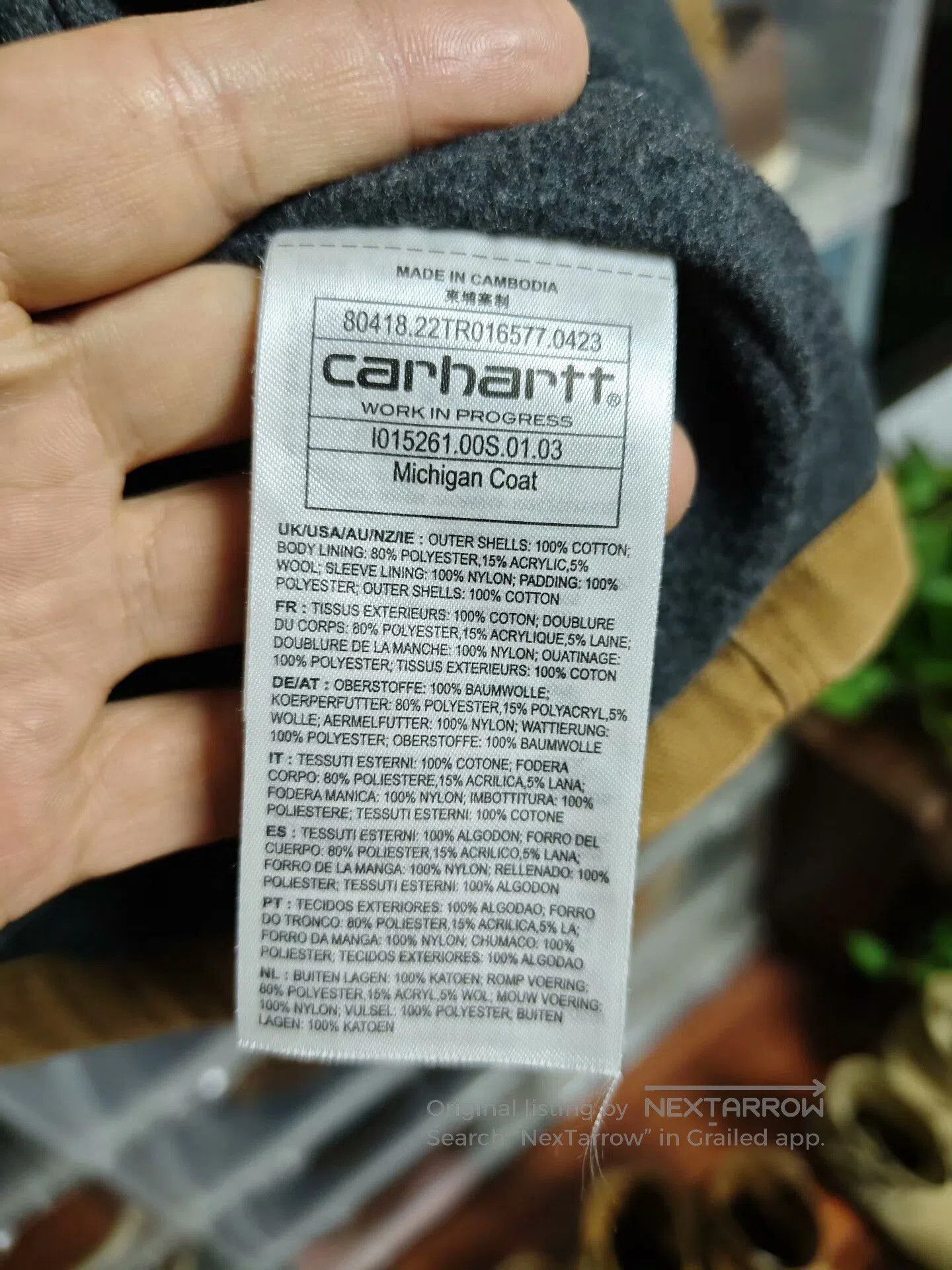 Carhartt Wip Carhartt WIP Michigan Chore Coat. Size US S / EU 44-46 / 1 - 6 Thumbnail