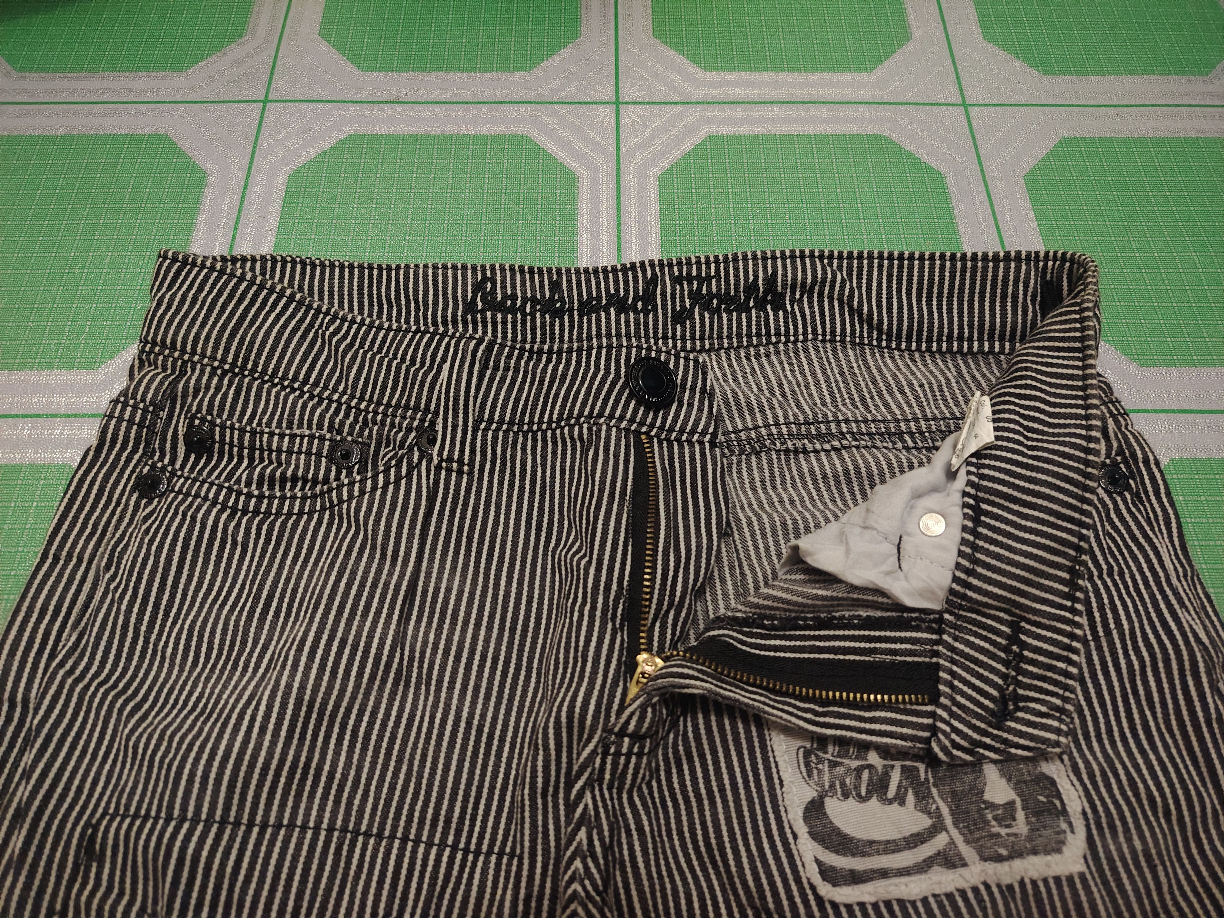 Who Decides War Japanese Back & Forth Hickory Pants Striped I6W9 Style Size US 30 / EU 46 - 9 Thumbnail