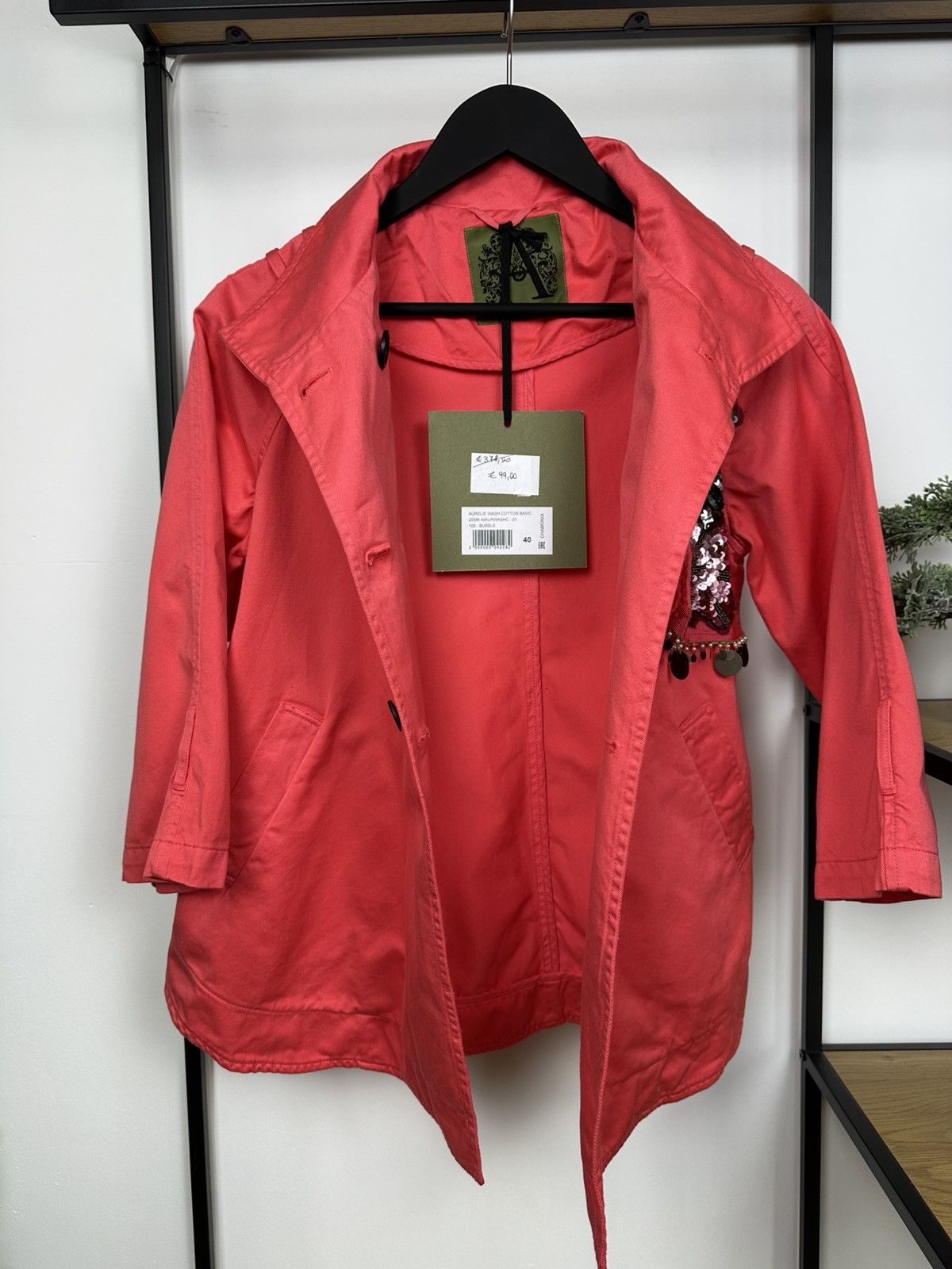 Other Alessandra Chamonix Aurelie Wash Cotton Basic Jacket 40 size Size S / US 4 / IT 40 - 11 Thumbnail