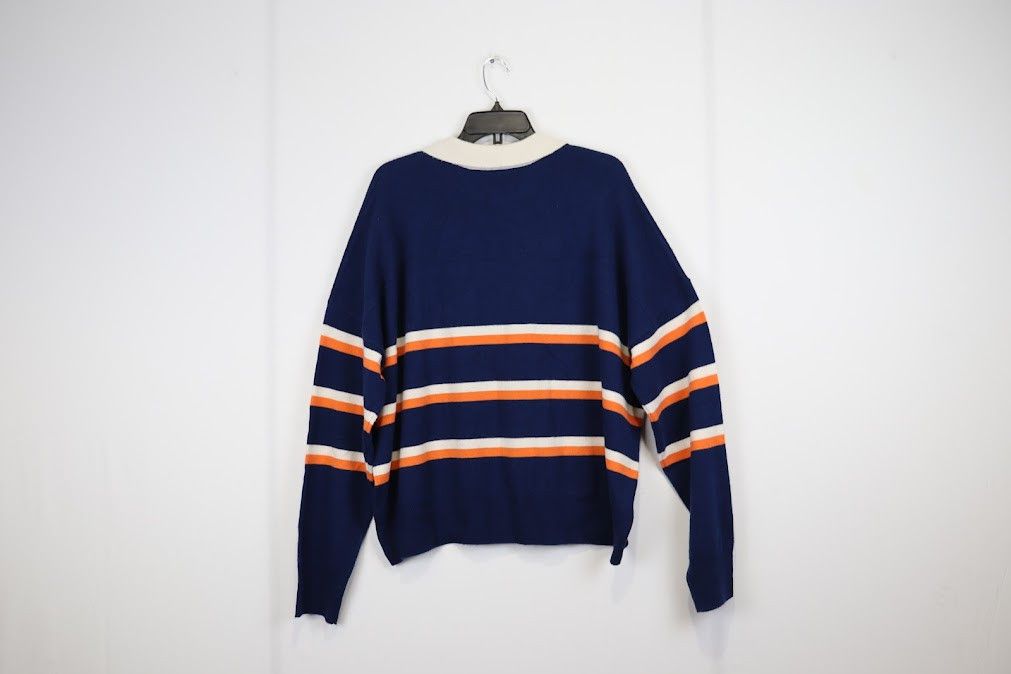 Malcolm McLaren × Rhude o1rshd Racing Knit Polo Sweater / Shirt in Black/Blue Size US L / EU 52-54 / 3 - 6 Thumbnail