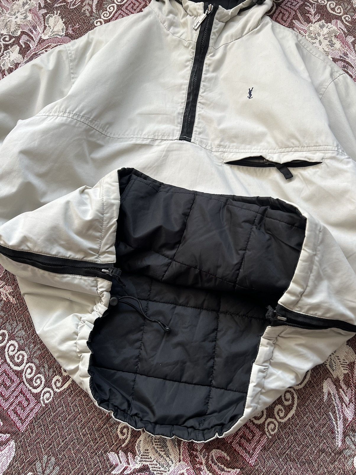 Vintage × Yves Saint Laurent YSL Yves Saint Laurent Jacket Anorak Bomber Vintage Size US M / EU 48-50 / 2 - 11 Thumbnail