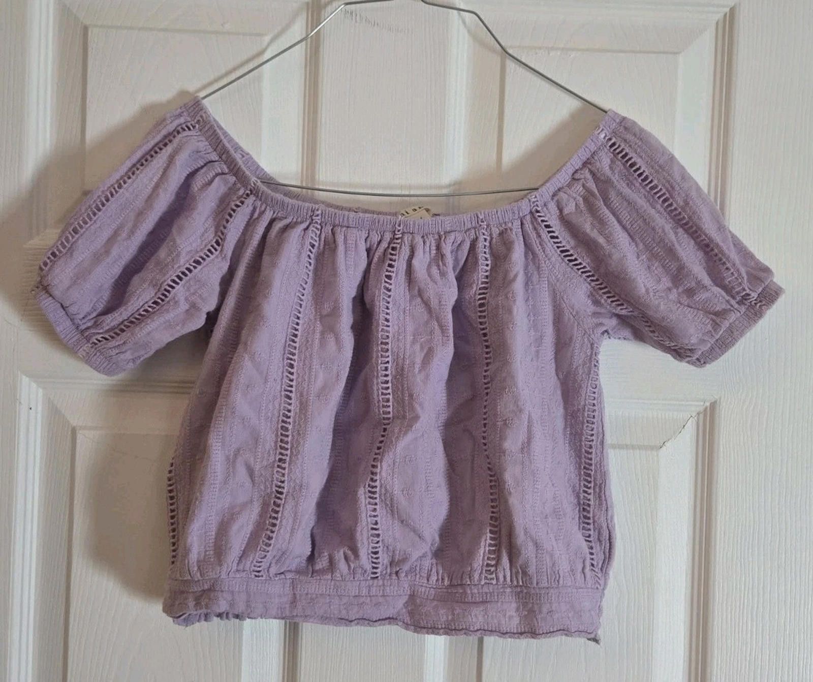 Other Lot Of 2 Crop Tops Lavender Neon Pink Miami Medium LA Tees L Size M / US 6-8 / IT 42-44 - 4 Thumbnail