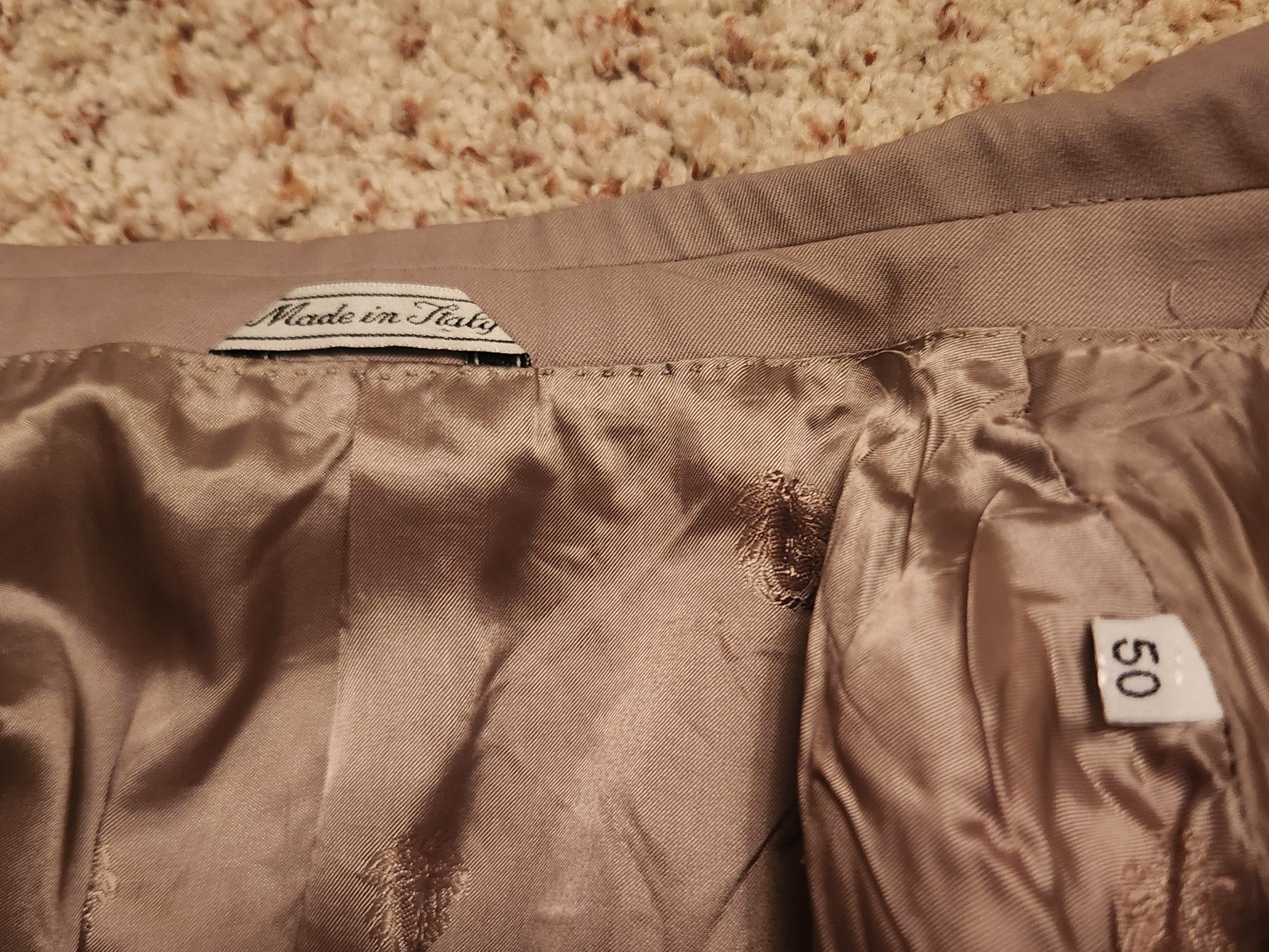 Versace Versace sport coat 42R tan wool 1980s Size 42R - 9 Thumbnail