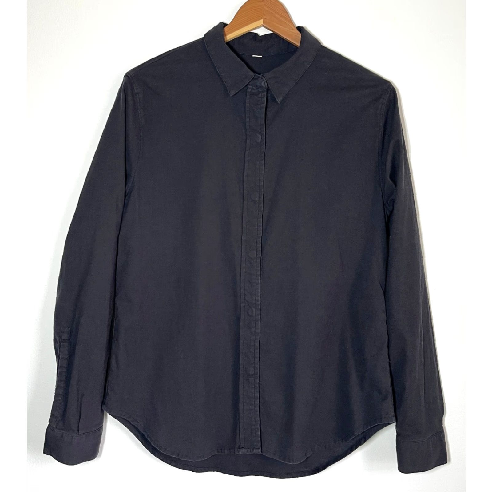Lululemon VINTAGE Women’s Lululemon Getaway Shirt Black M Women Shirt M Black Classic Outdoor Activewear Walking Mens, Womens Size M / US 6-8 / IT 42-44 - 3 Thumbnail