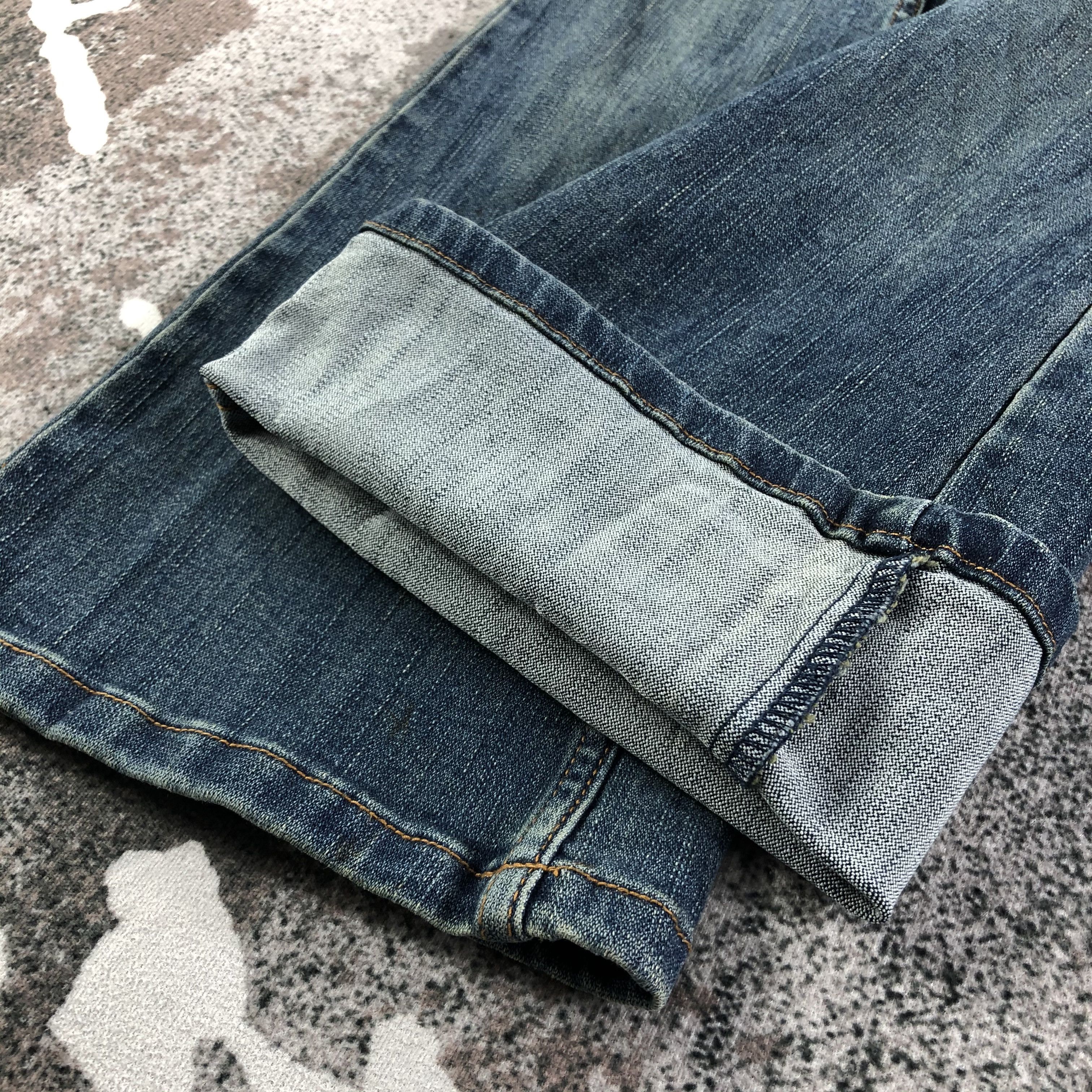 Japanese Brand Jouer Aux Eches Jeans Multipocket Flare Denim KJ1664 Size US 26 / EU 42 - 5 Thumbnail
