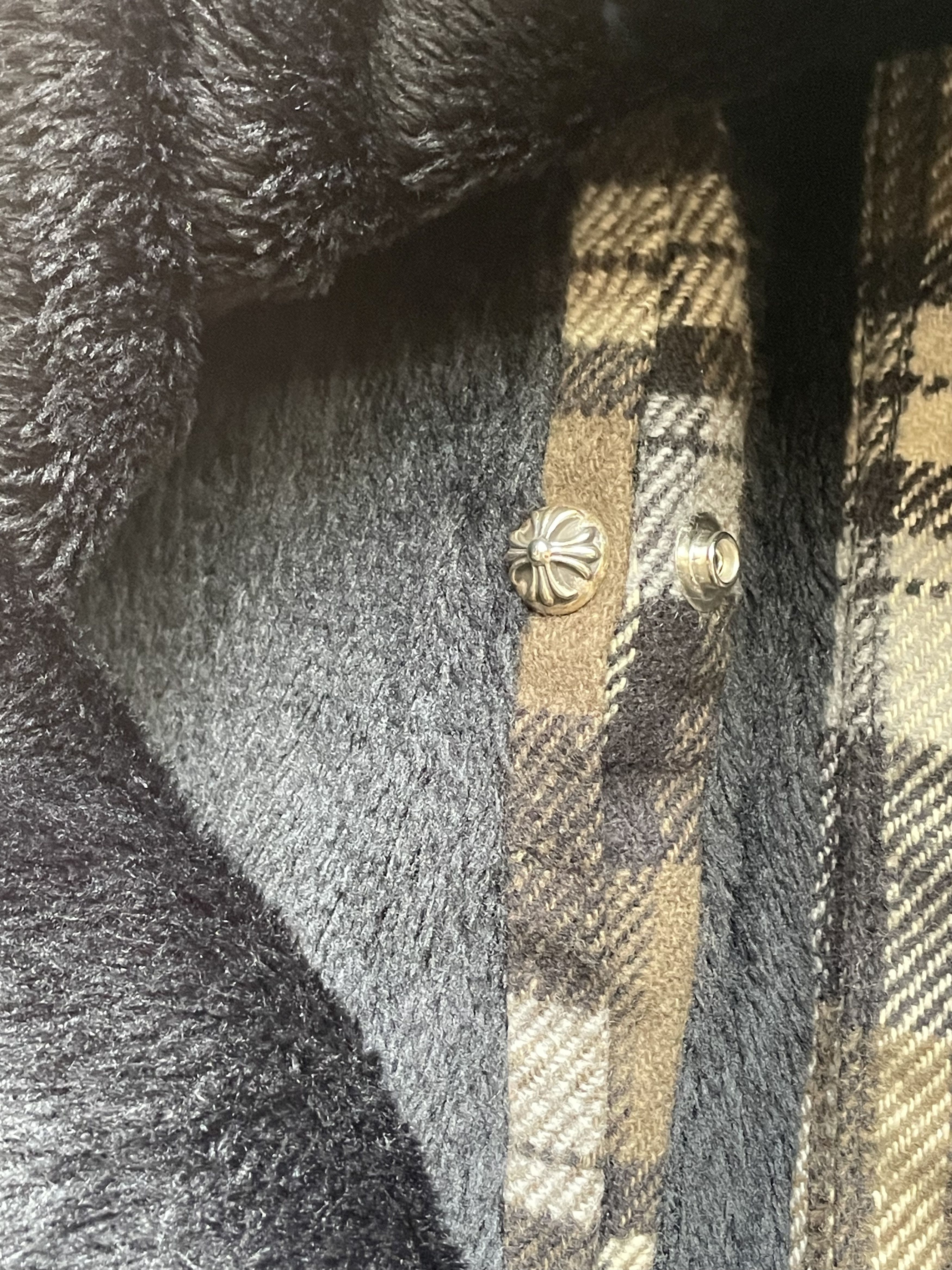 Chrome Hearts Chrome Hearts Plaid Work Dog Flannel Shirt Jacket Size US L / EU 52-54 / 3 - 5 Thumbnail