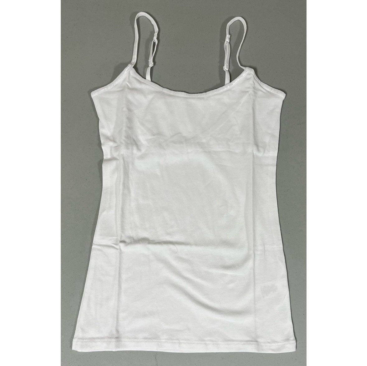 Sonoma SO White Shelf-Bra Cami Camisole Tank Top Shirt Size XS 🤍 Size XS / US 0-2 / IT 36-38 - 1 Thumbnail