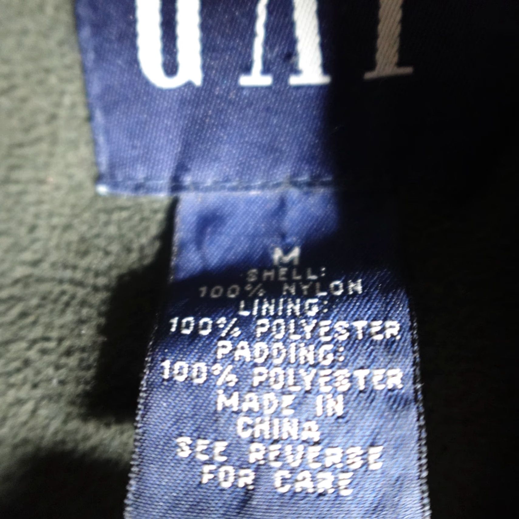 Vintage VINTAGE Gap Vest Medium Green Nylon Fleece Full Zip Embroidered Casual Men XS? (Error) Size US M / EU 48-50 / 2 - 3 Thumbnail