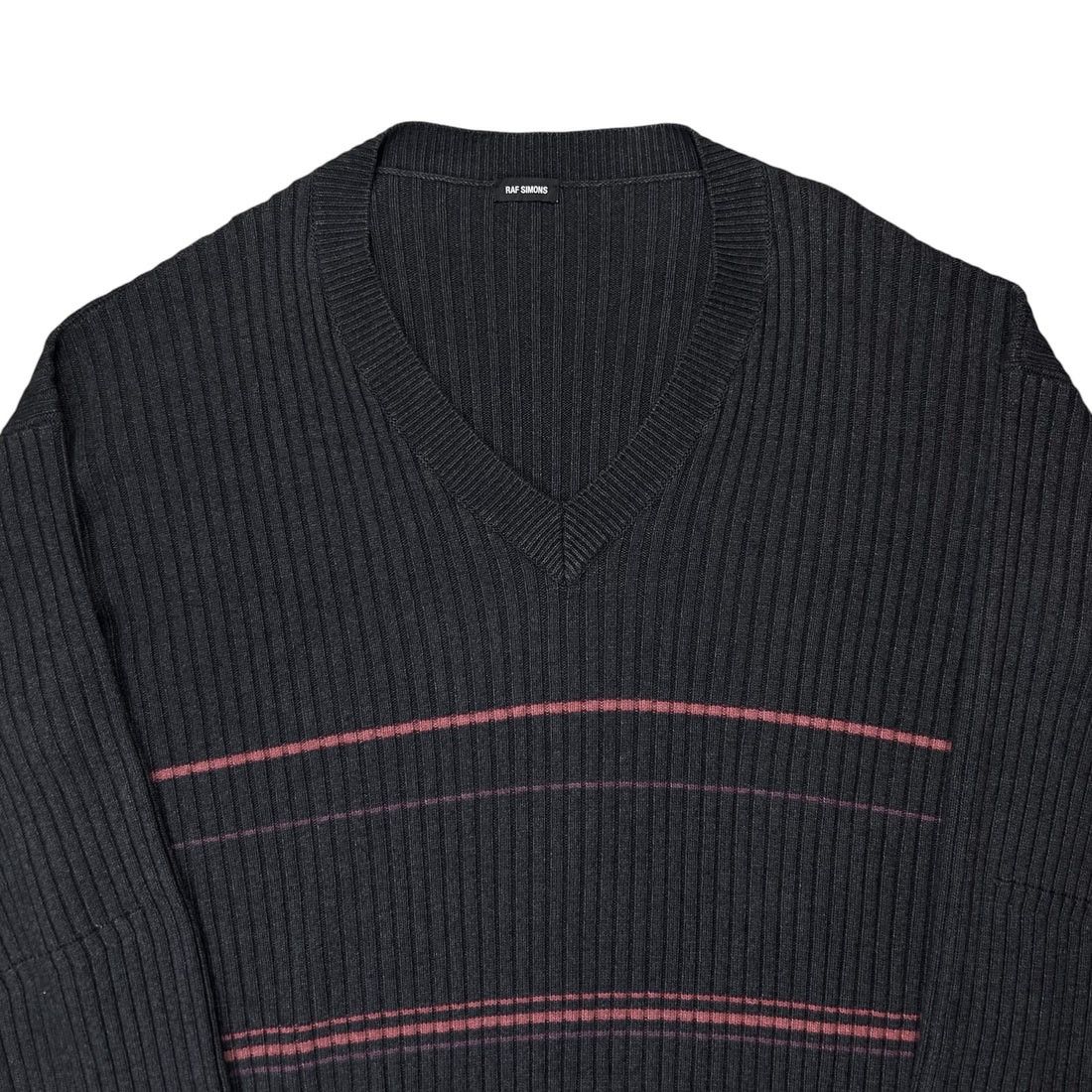 Raf Simons Raf Simons Slouchy Fisherman Stripe Knit Sweater - SS18 Size US M / EU 48-50 / 2 - 4 Thumbnail