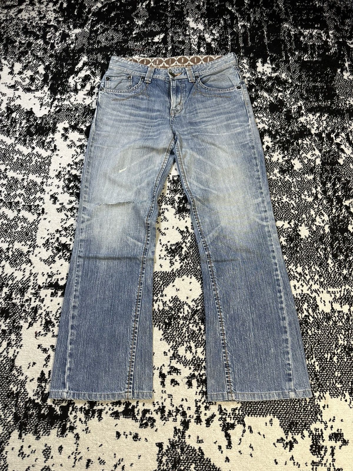 Kapital Flared Edwin Exclusive Vintage Mud Wash Jeans Size US 30 / EU 46 - 1 Thumbnail