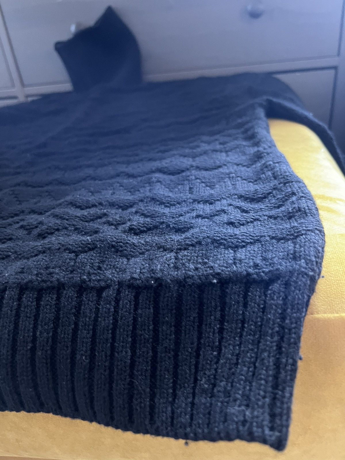 Fair isle turtle-neck sweater/jumper, IT50 or M/L, Japan