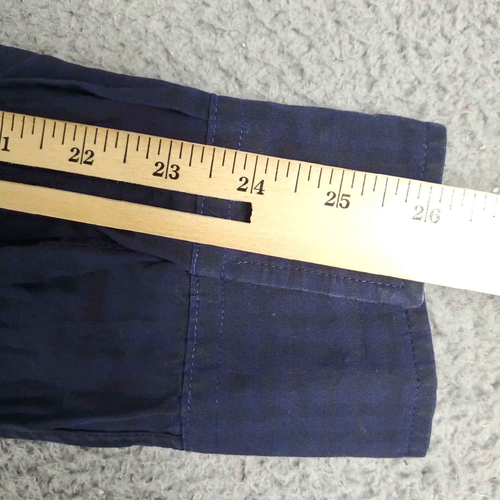 BUGATCHI VINTAGE Bugatchi Uomo Shirt Mens XL Blue Check Button-Up Long Sleeve — Regular Fit, Collared, Cotton, Business Casual Formal, Men’s Shirt Size US XL / EU 56 / 4 - 6 Thumbnail