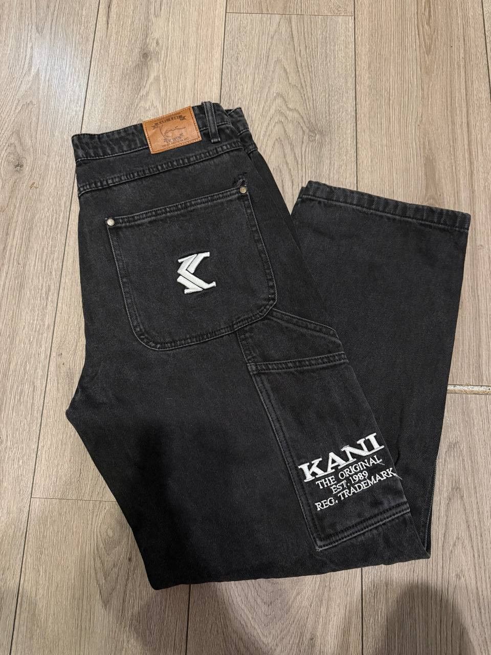 Karl Kani Karl Kani Rap Sk8 Y2K Jeans Carpenter Black Size 34 Size US 34 / EU 50 - 2 Thumbnail