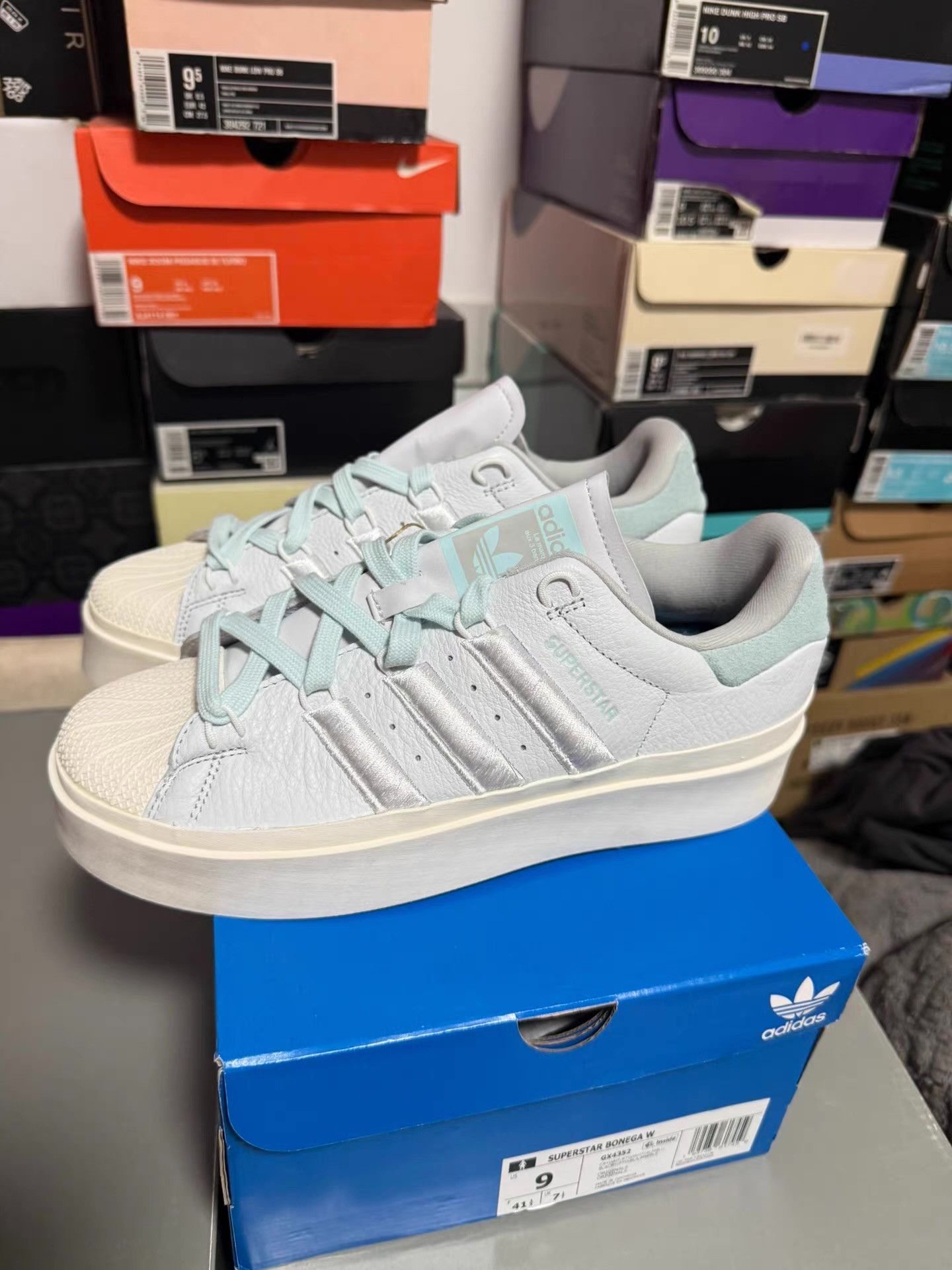 Adidas adidas Originals Superstar Sst Bonega sneakers。 Ｑ20 Size US 8 / EU 41 - 1 Thumbnail