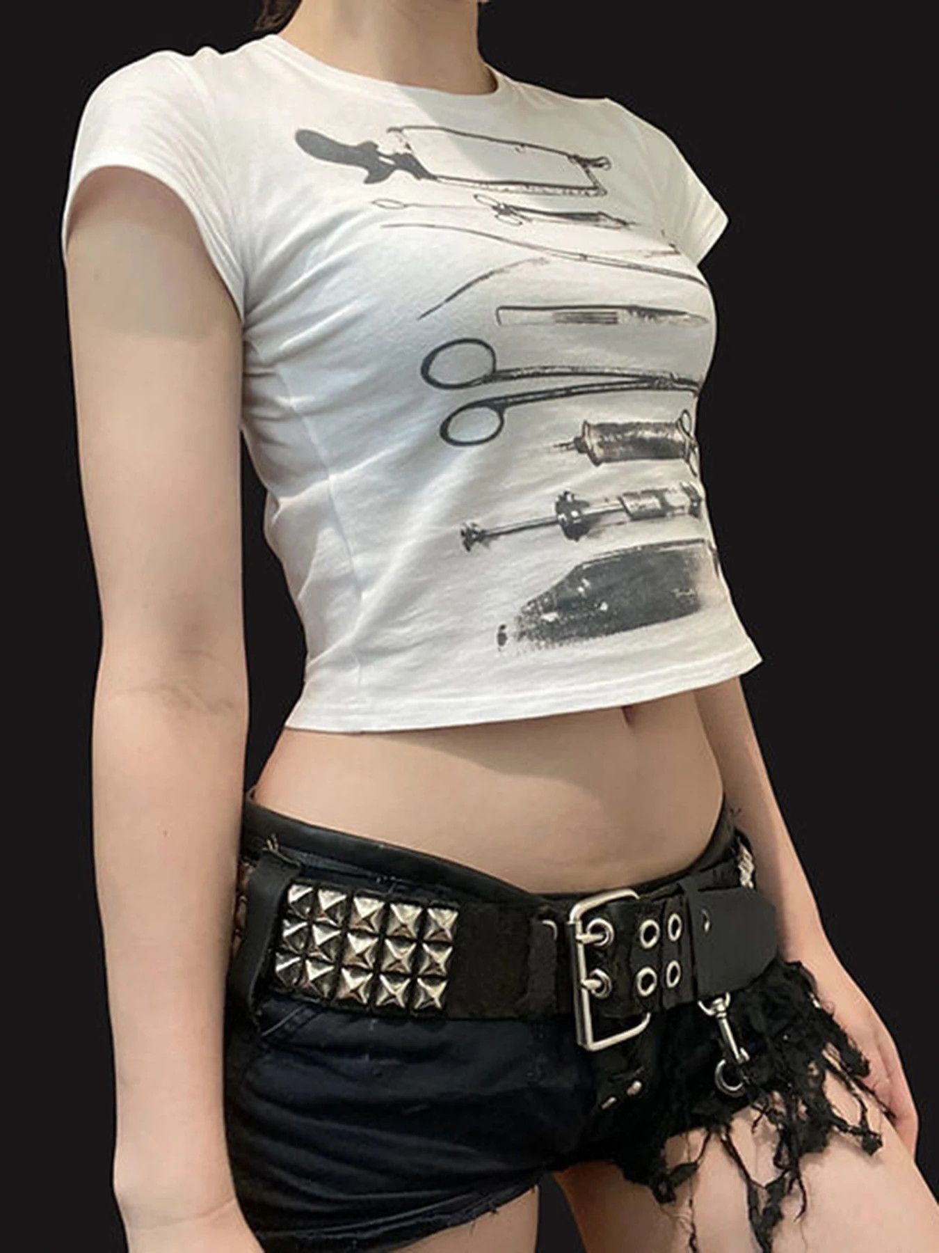 Japanese Brand Cropped T Shiirt Size M / US 6-8 / IT 42-44 - 1 Thumbnail