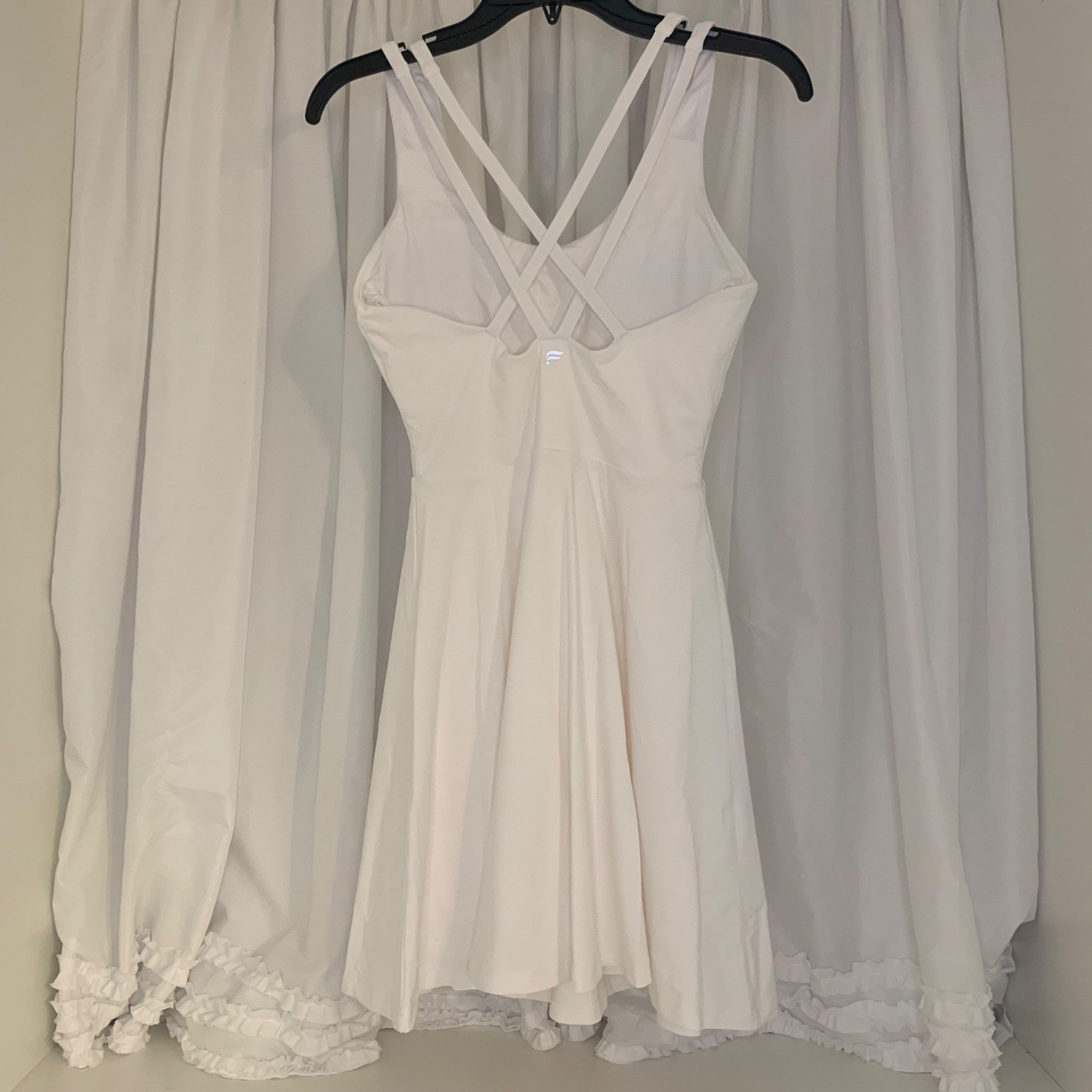 Fabletics Fabletics Boost Performance White Athletic Dress Tennis Pick Size S / US 4 / IT 40 - 4 Thumbnail