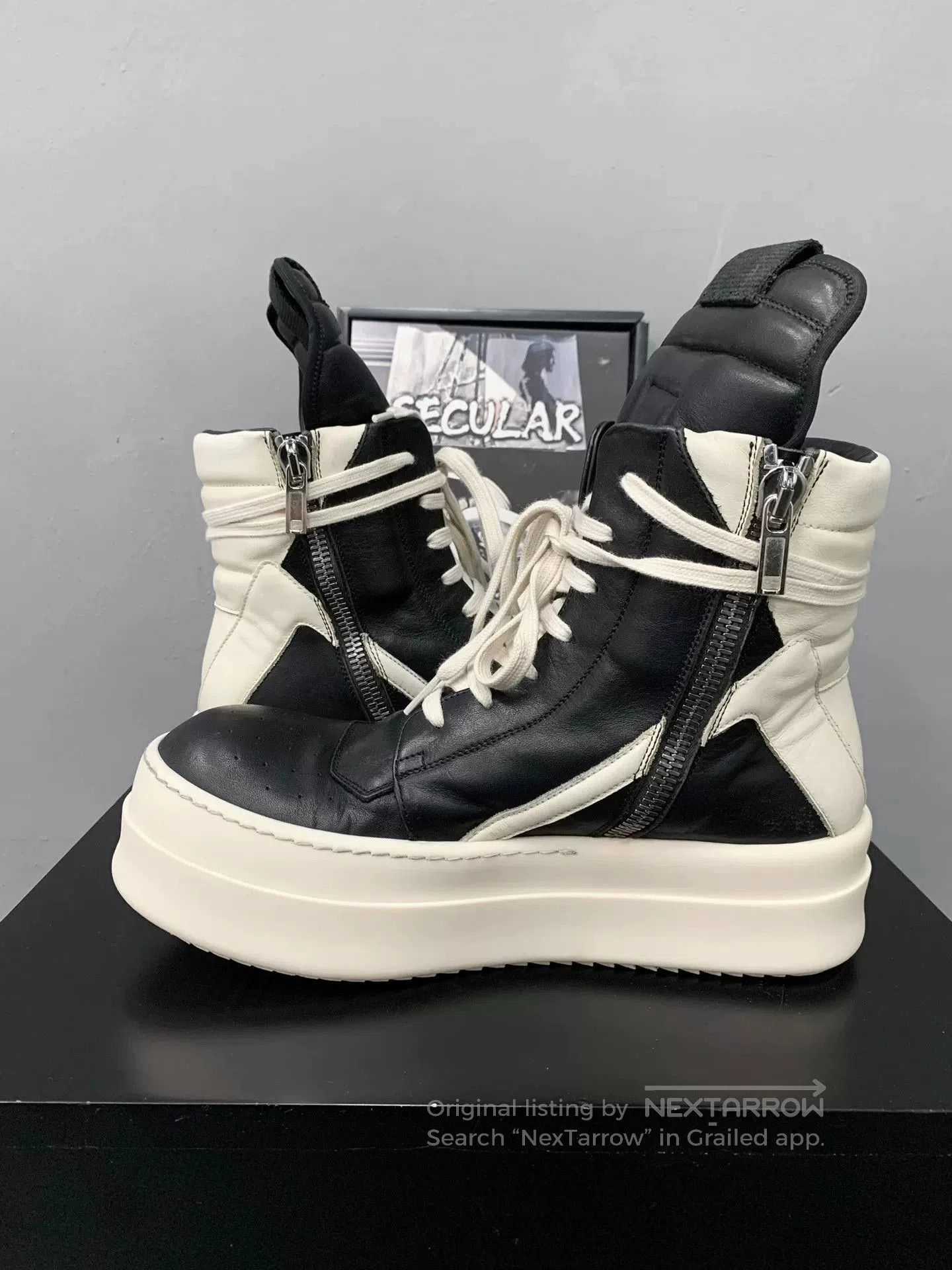 Rick Owens rick owens chunky platform geobasket sneakers. Size US 9 / EU 42 - 6 Thumbnail