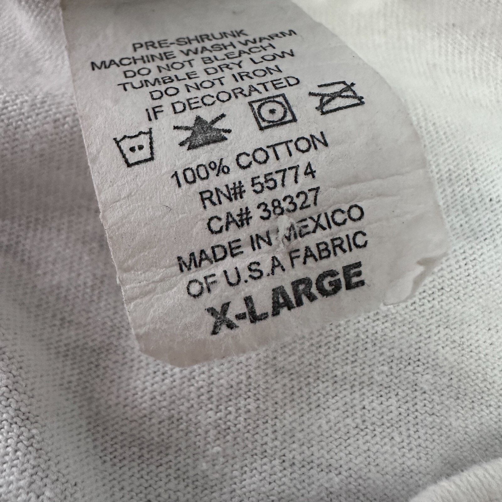 Tapout Vintage Tapout America Declaration T-Shirt Men’s XL White Size US XL / EU 56 / 4 - 6 Thumbnail