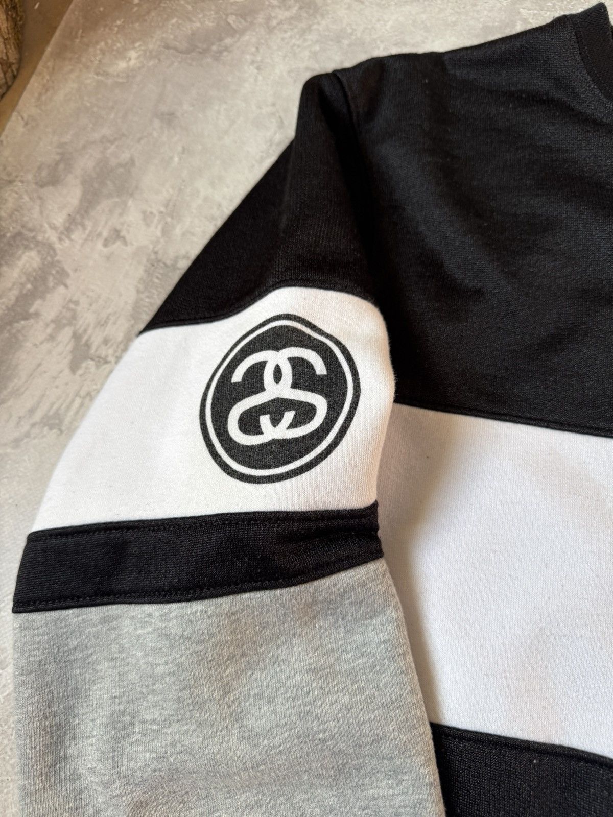 Stussy Stussy Black TrackCrew Sweatshirt Size US M / EU 48-50 / 2 - 7 Thumbnail