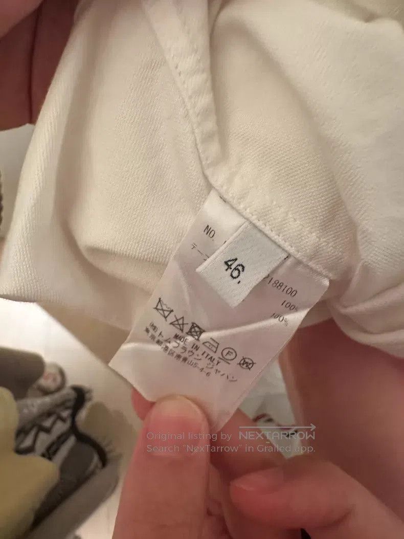 Thom Browne Thom Browne White Long Sleeve Shirt Size US M / EU 48-50 / 2 - 5 Thumbnail