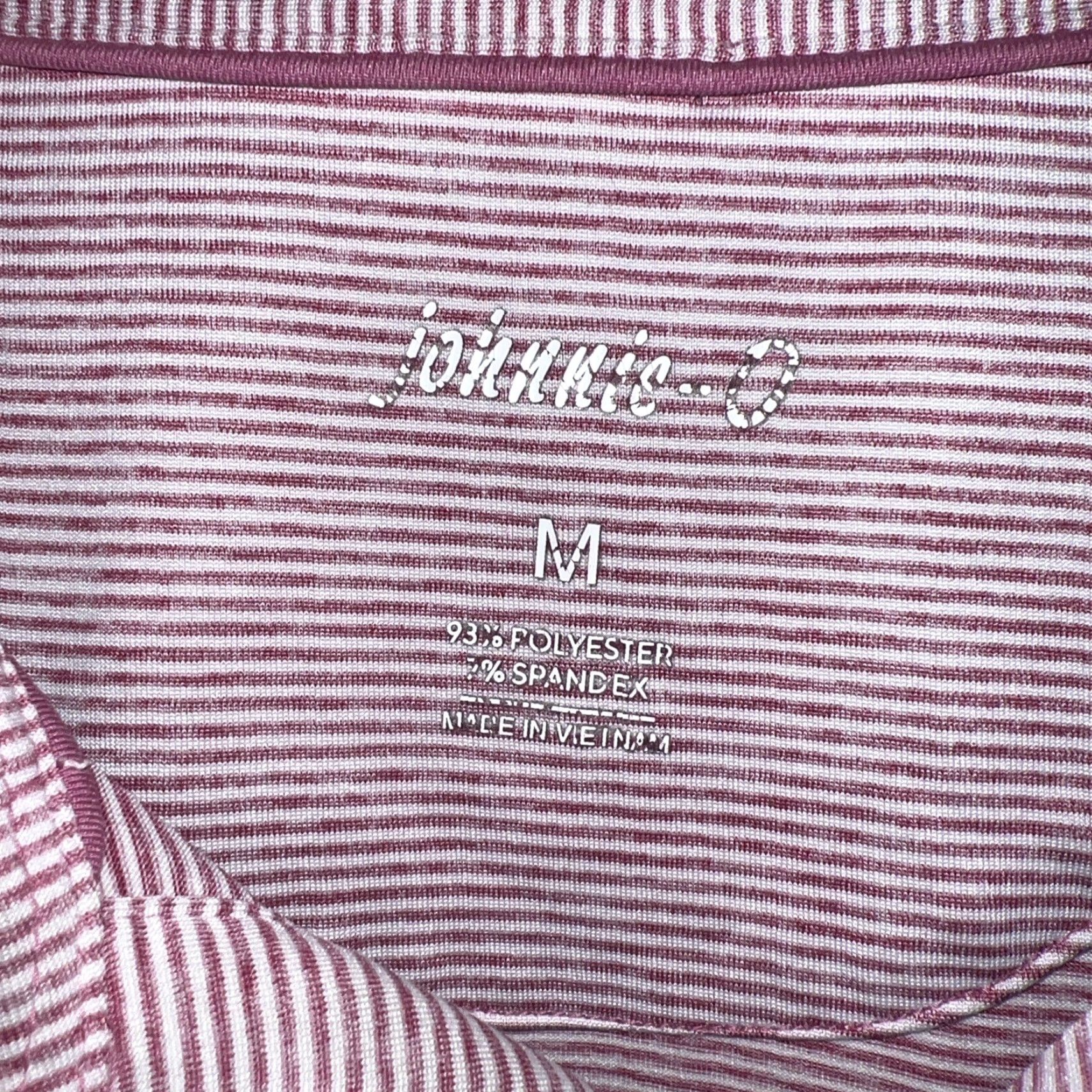 johnnie-O Johnnie-O Pink Striped Polo Shirt Mens M Size US M / EU 48-50 / 2 - 4 Thumbnail
