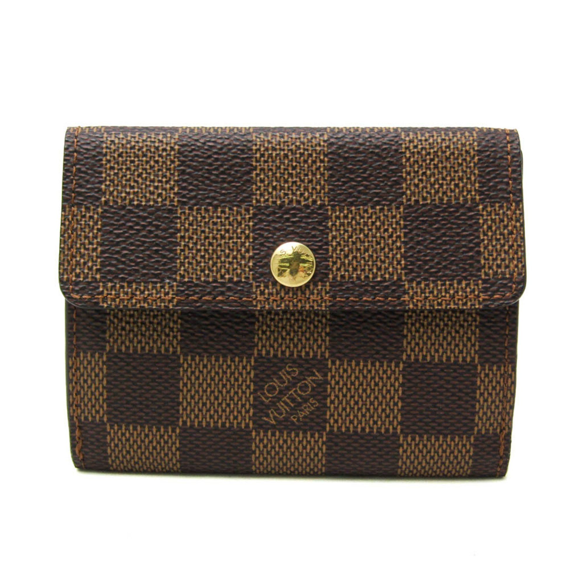 Louis Vuitton Louis Vuitton Damier Ludlow N62925 Men,Women Damier Canvas Coin Purse/coin Case Ebene Size ONE SIZE - 1 Thumbnail