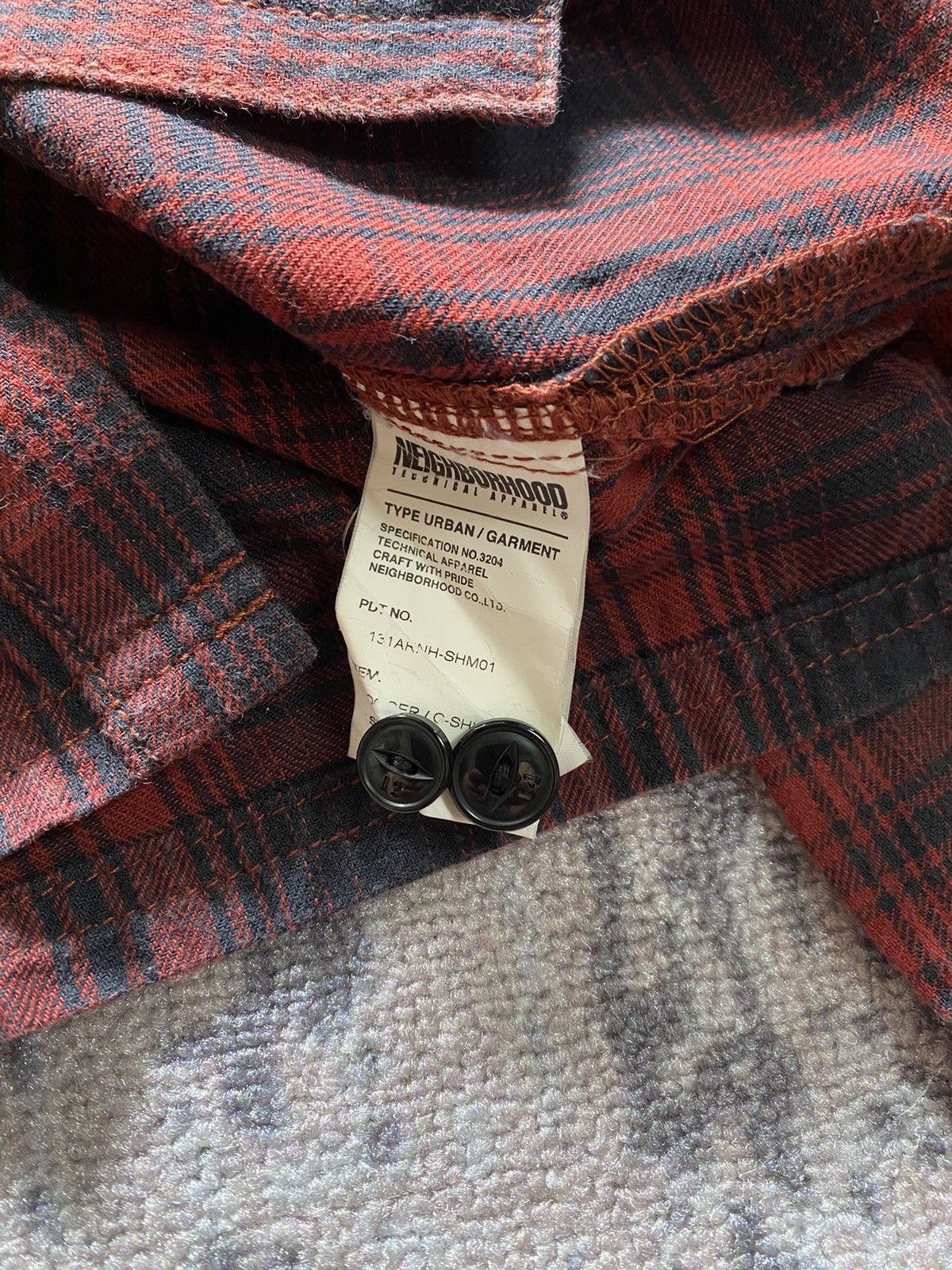 Japanese Brand × Neighborhood Neighborhood Plaid Flannel Shirt Size US M / EU 48-50 / 2 - 7 Thumbnail