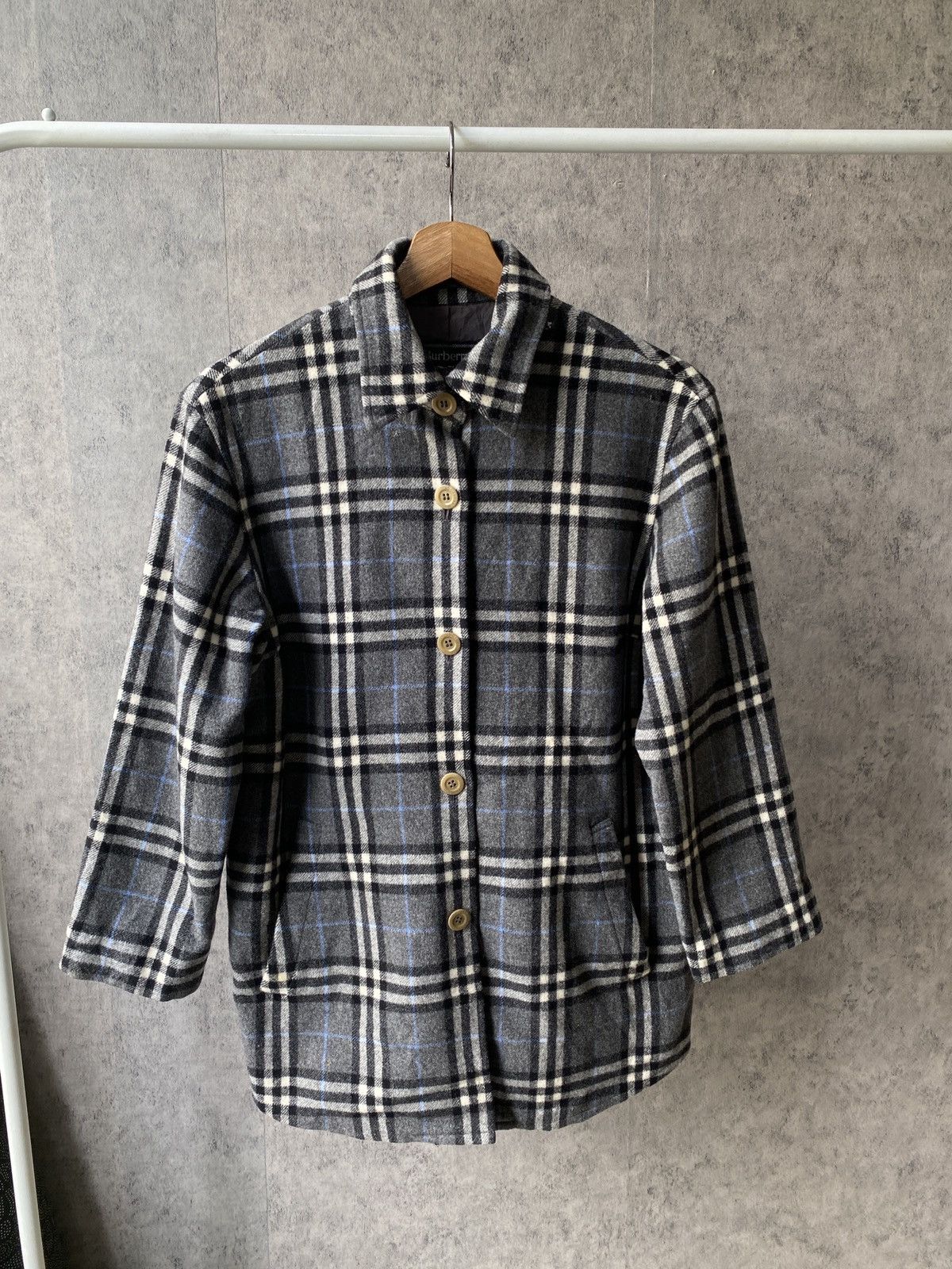 Burberry Vintage Burberry’s Nova Check Wool Jacket Size US M / EU 48-50 / 2 - 1 Thumbnail