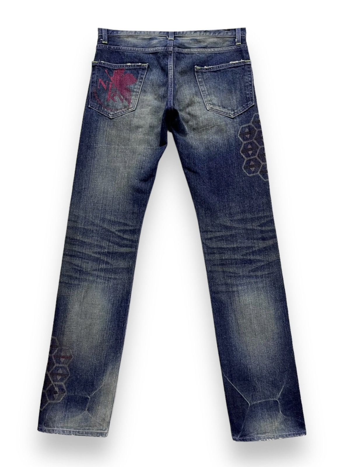Anime 🔥EVANGELION NERV New Theatrical Version x COSPA JPN Denim Size US 30 / EU 46 - 3 Thumbnail