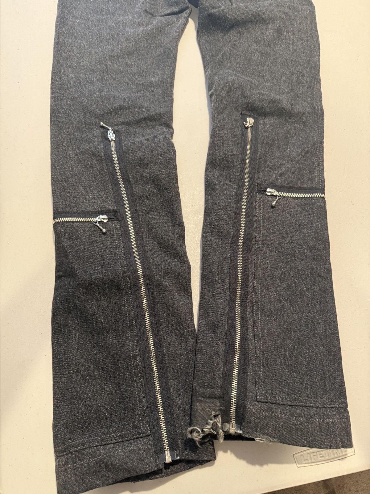 Midnight Studios midnight studios| zipper jeans | shane gonzalez Size US 30 / EU 46 - 10 Thumbnail