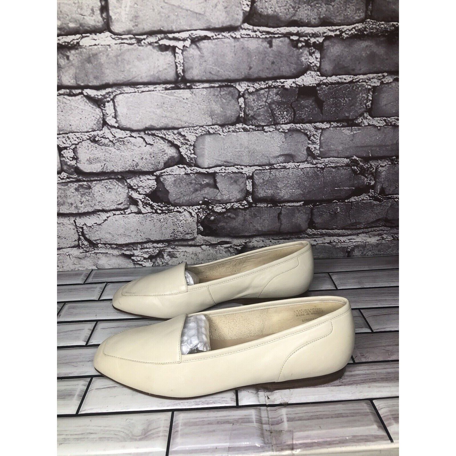 Other Enzo Angiolini Liberty Ivory Cream Leather Square Toe Loafer Size US 6 / IT 36 - 1 Thumbnail