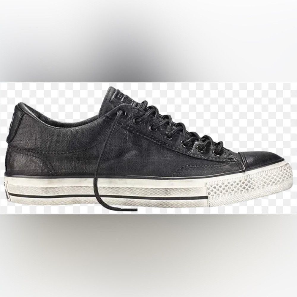 Converse × John Varvatos Converse X John Varvatos distressed black woven lace up low Size US 5 / EU 37 - 1 Thumbnail