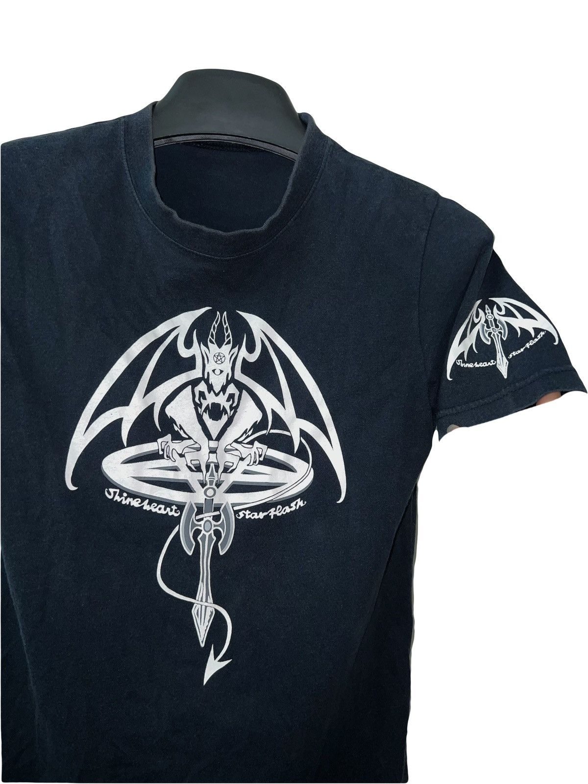 Japanese Brand Satan Tee Shirts 💀☠️ Size S / US 4 / IT 40 - 2 Thumbnail