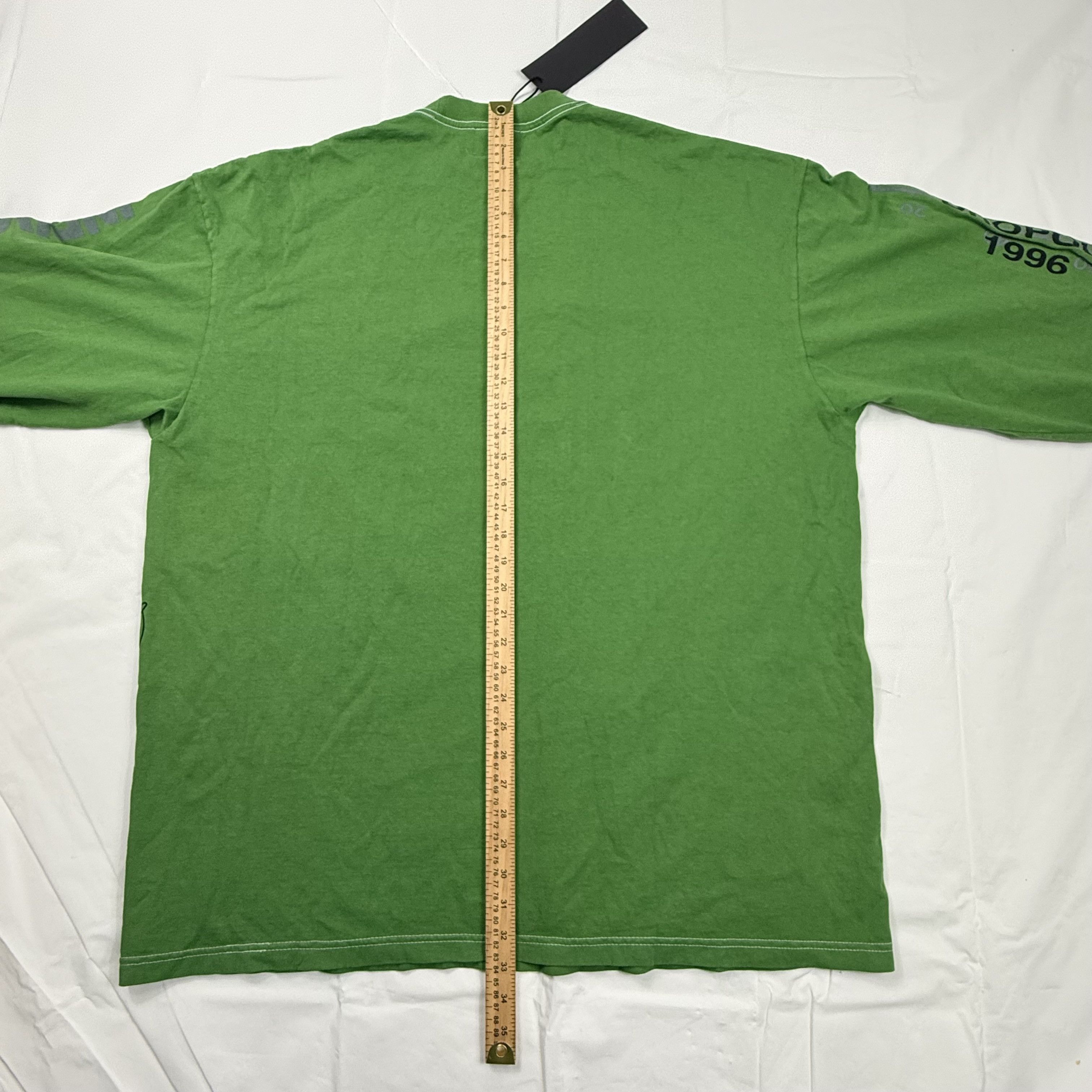 INDIVIDUALIST Individualist Green Graphic Long Sleeve Shirt Streetwear Size US XXL / EU 58 / 5 - 6 Thumbnail