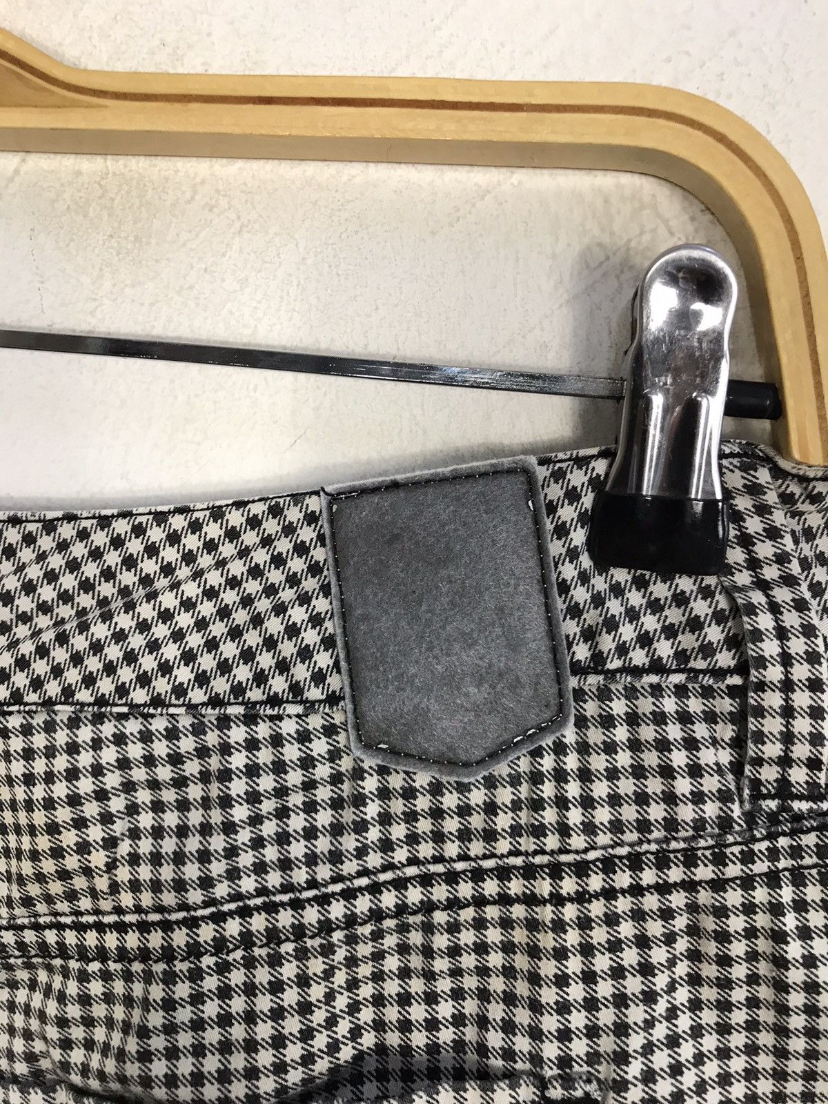 Japanese Brand × Vintage Michiko London Jeans Design Plaid Zipper Short Pants Size US 30 / EU 46 - 11 Thumbnail