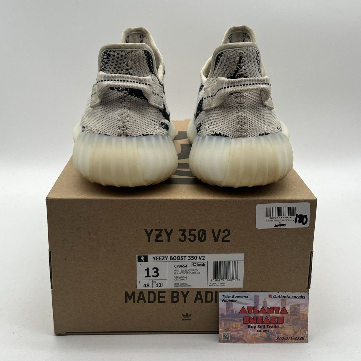 Adidas Yeezy boost 350 zebra Size US 13 / EU 46 - 3 Thumbnail