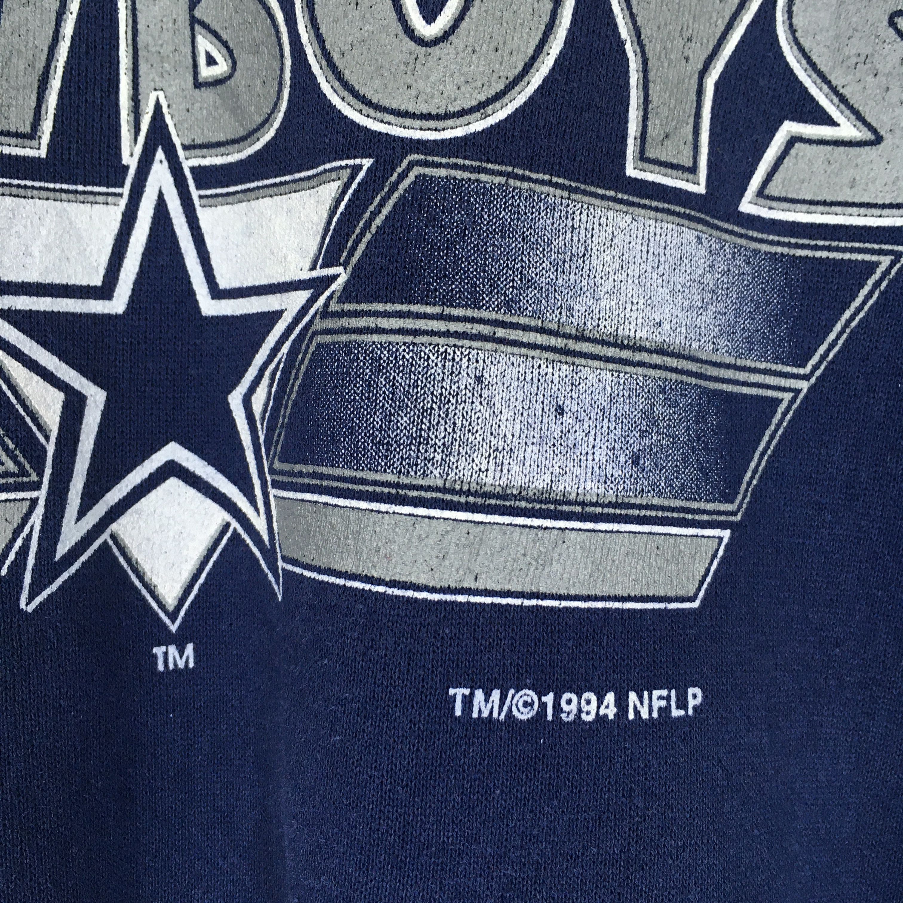 NFL × Vintage Vintage 90s Dallas Cowboys NFL Sweatshirt Large Size US L / EU 52-54 / 3 - 6 Thumbnail