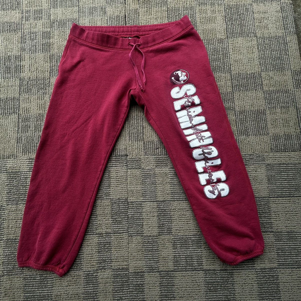 Vintage Vintage Y2K Florida State Seminoles Capri Sweatpants Size 34" / US 12 / IT 48 - 1 Thumbnail