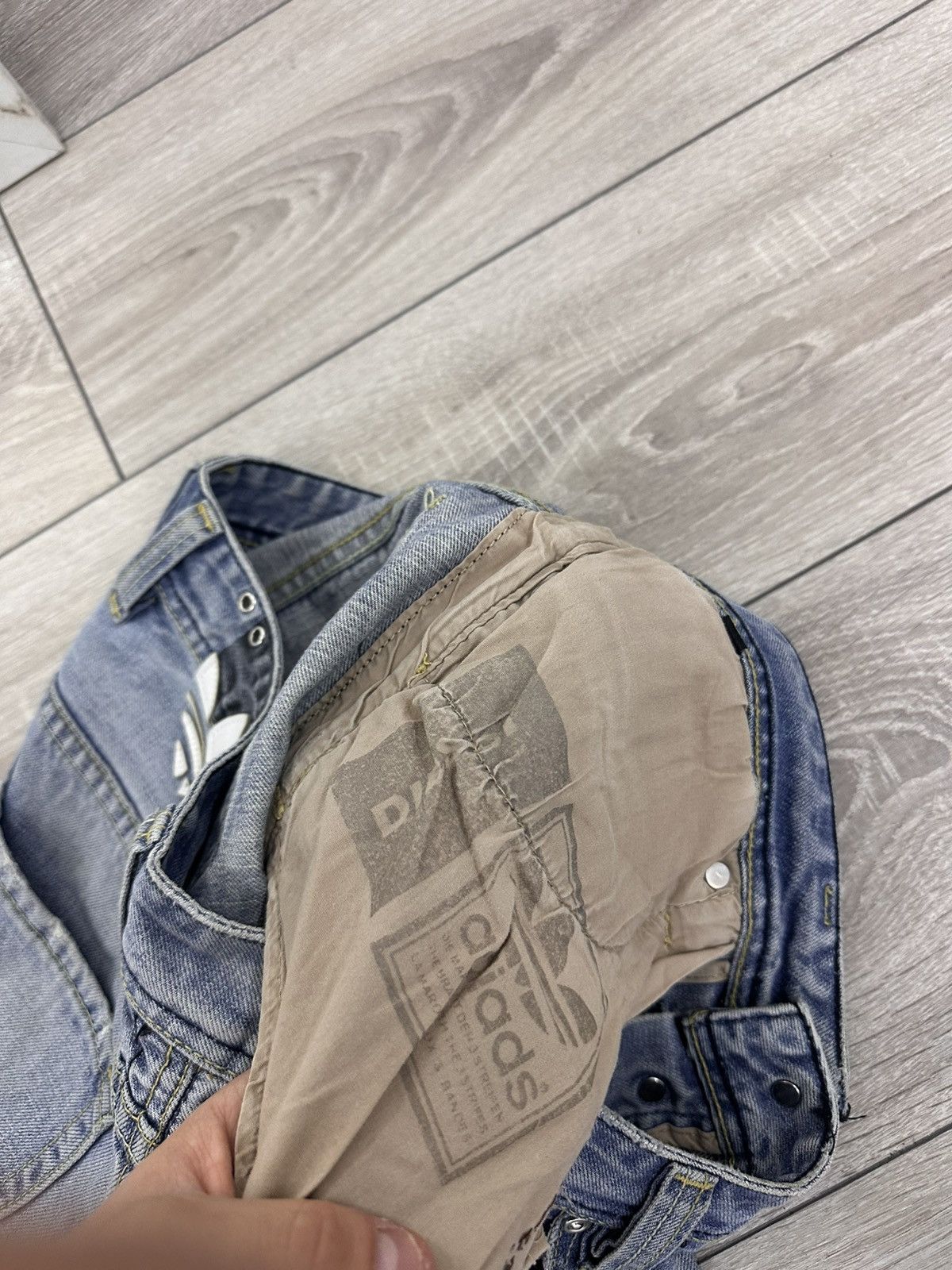 Diesel Diesel x Adidas Light Distressed Y2K Jeans Size US 32 / EU 48 - 10 Thumbnail