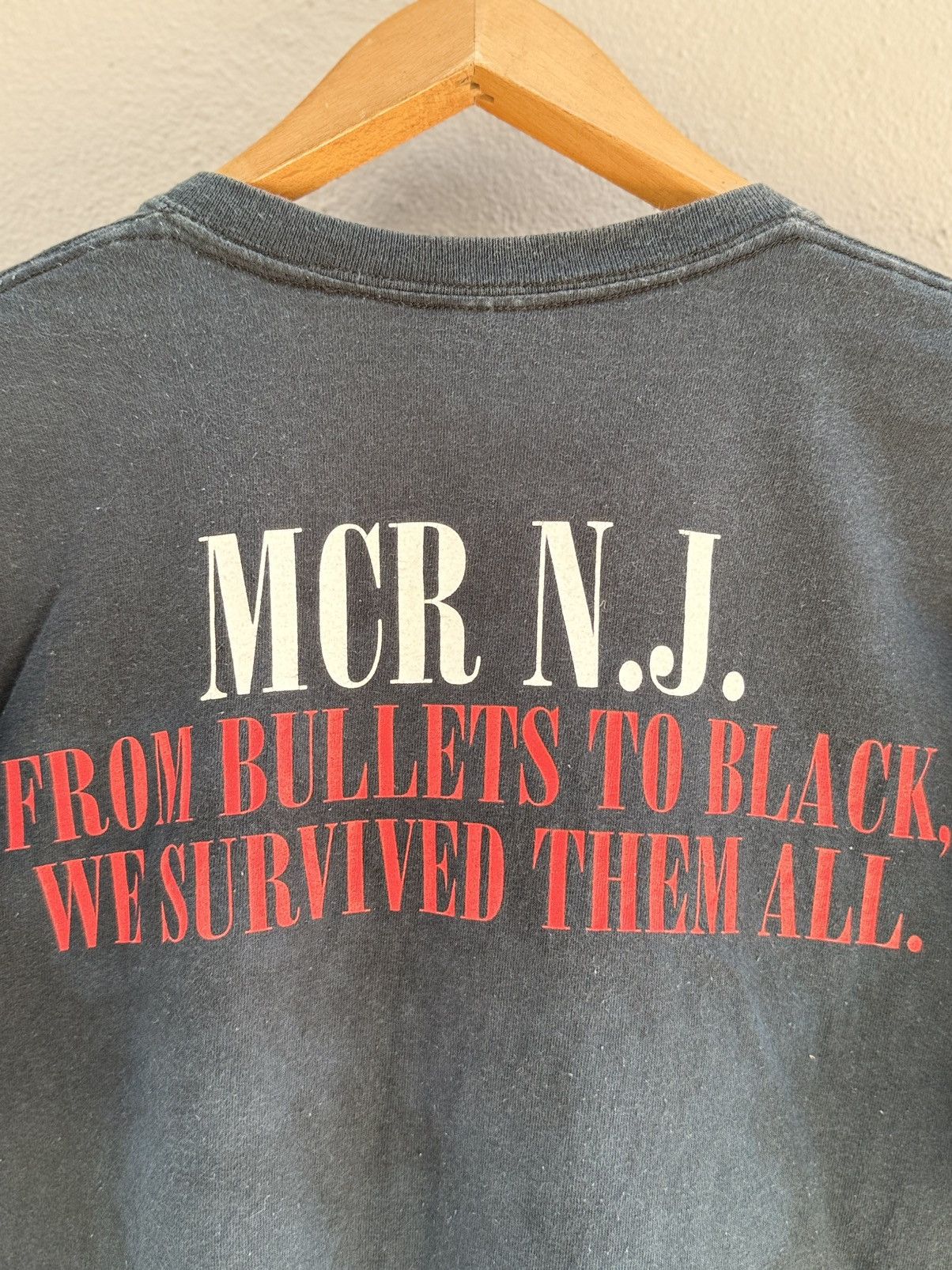 Band Tees Vintage Y2K MyChemical Romance MCR N.J Faded Grunge Tee Size US M / EU 48-50 / 2 - 7 Thumbnail