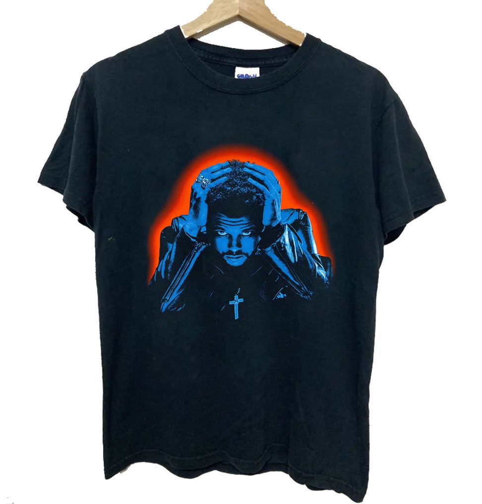 Band Tees The Weeknd Tee T-Shirt Starboy 2016 Graphic Shirt Size US L / EU 52-54 / 3 - 2 Thumbnail