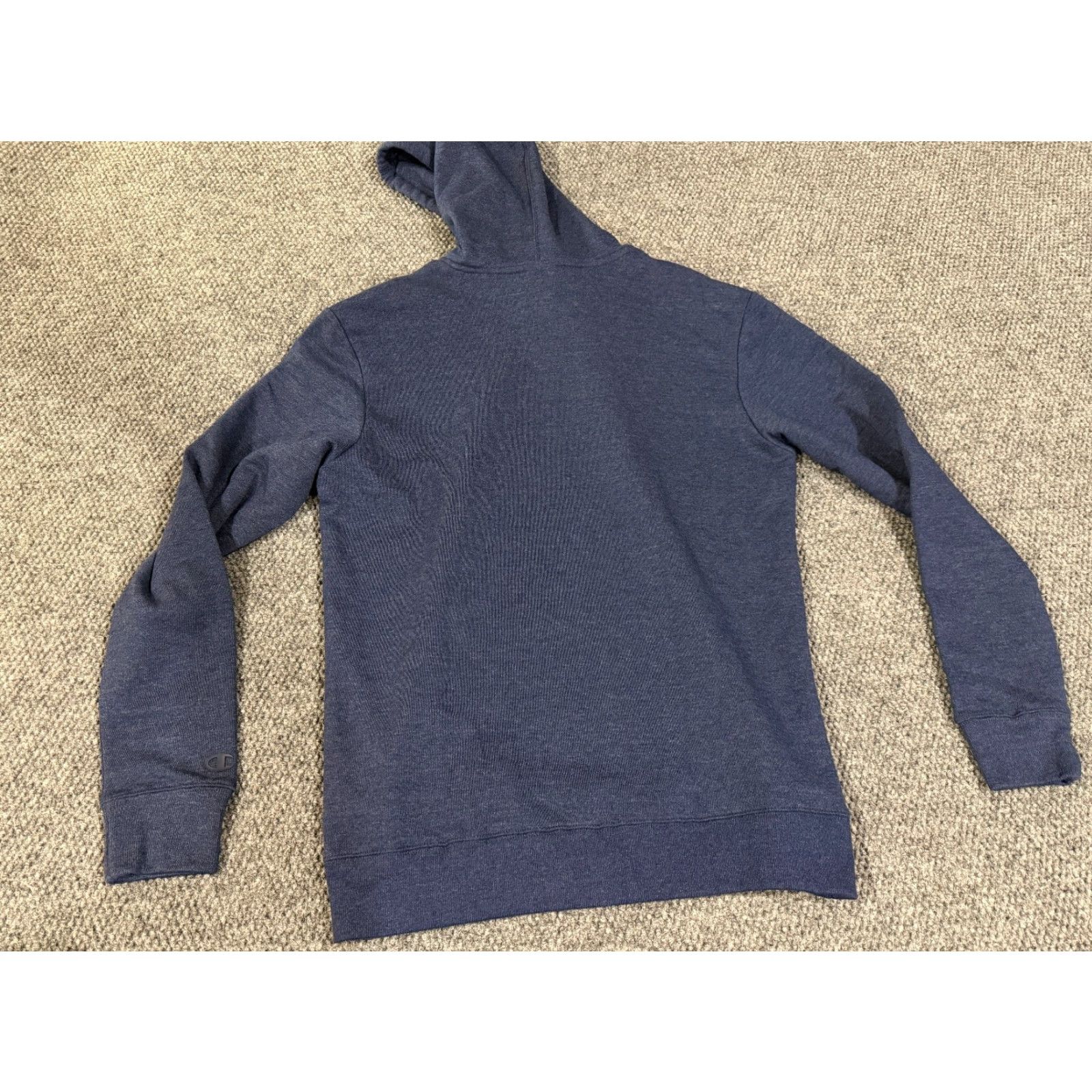 Champion Champion hoodie Mens M blue logo pullover knit stretch casual sweater hoody regular Size US M / EU 48-50 / 2 - 5 Thumbnail