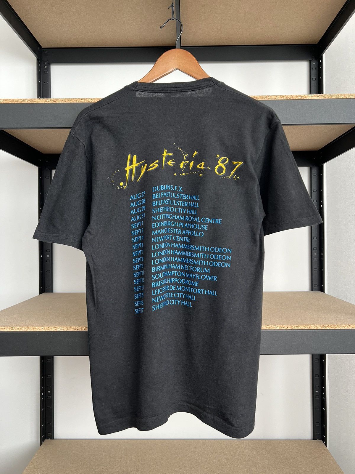 Band Tees Vintage 1987 Def Leppard Hysteria Tour Black T-shirt Size US L / EU 52-54 / 3 - 2 Thumbnail